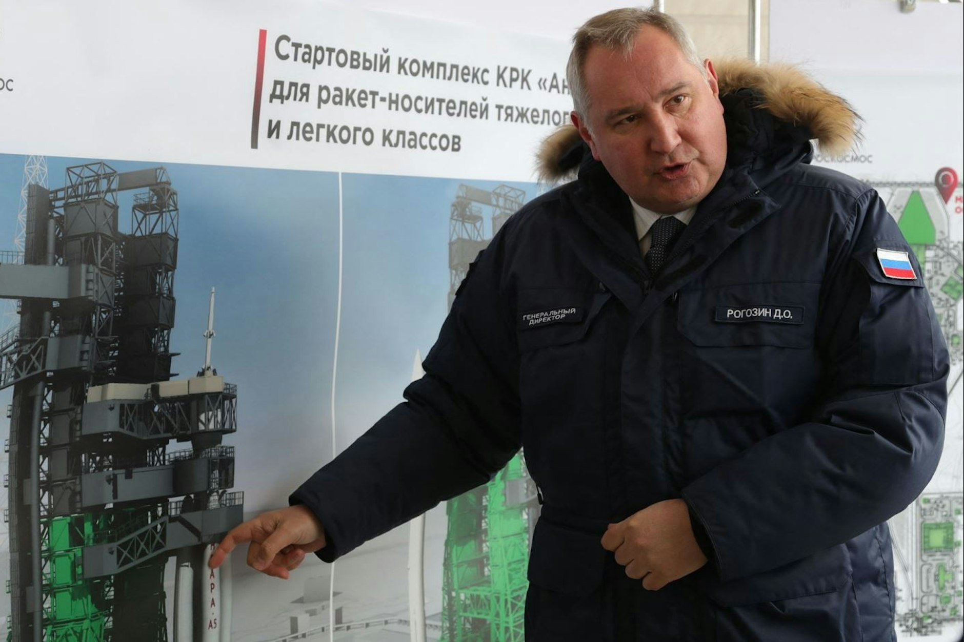 Der bisherige Roskosmos-Chef Dmitri Rogosin