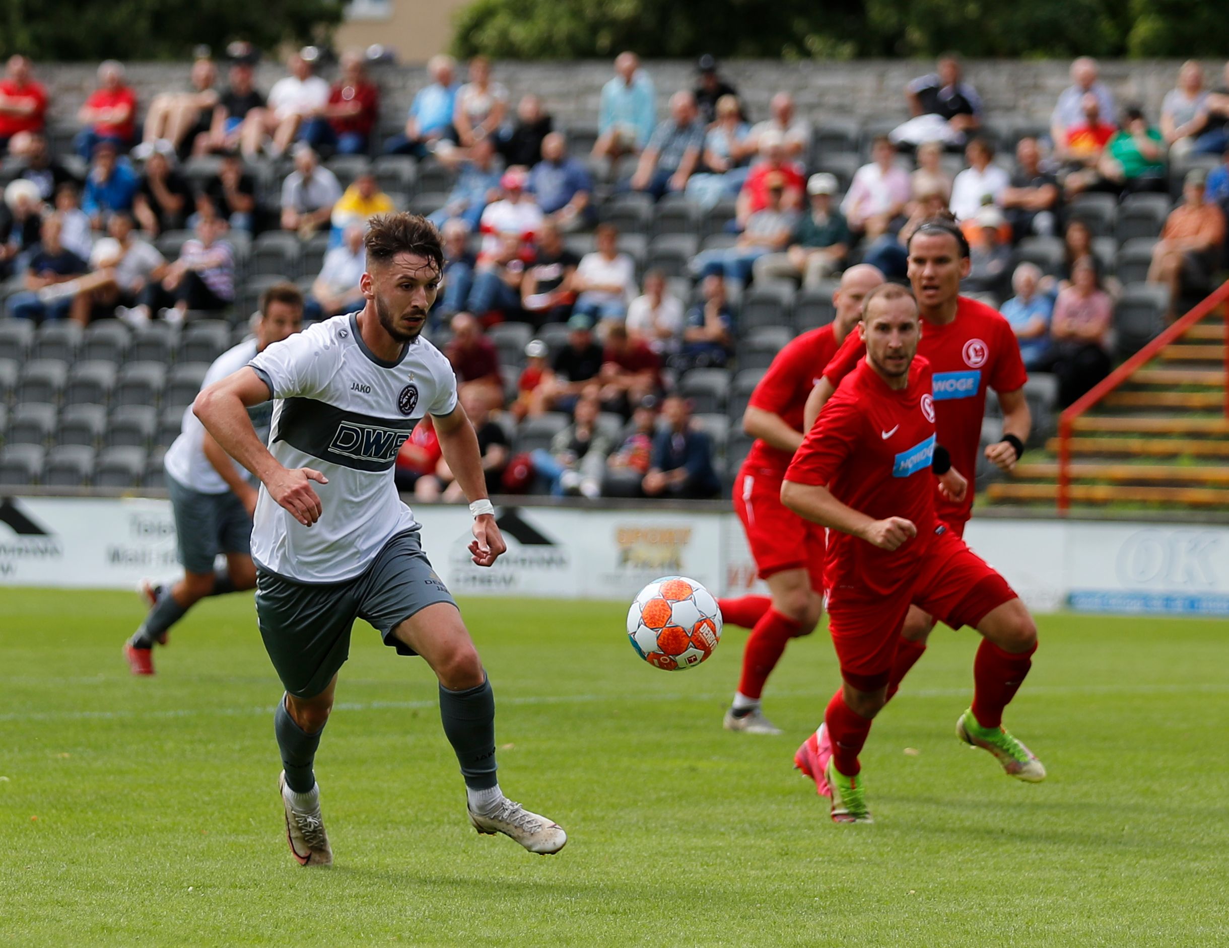 Irfan Brando lässt Lichtenberg gegen den BFC Dynamo beim 100-Minuten-Test jubeln