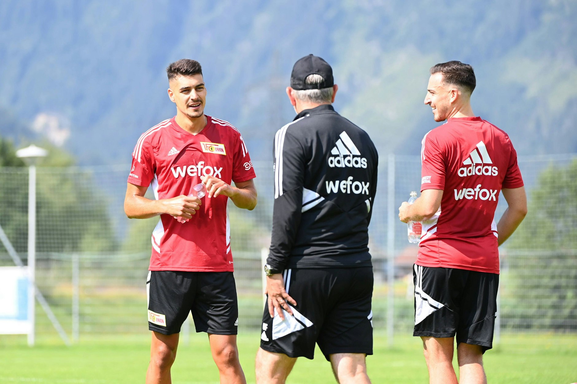 Diogo Leite (l.) stand zusammen mit dem von Corona genesenen Kevin Möhwald am Sonnabend für den 1. FC Union auf dem Platz.