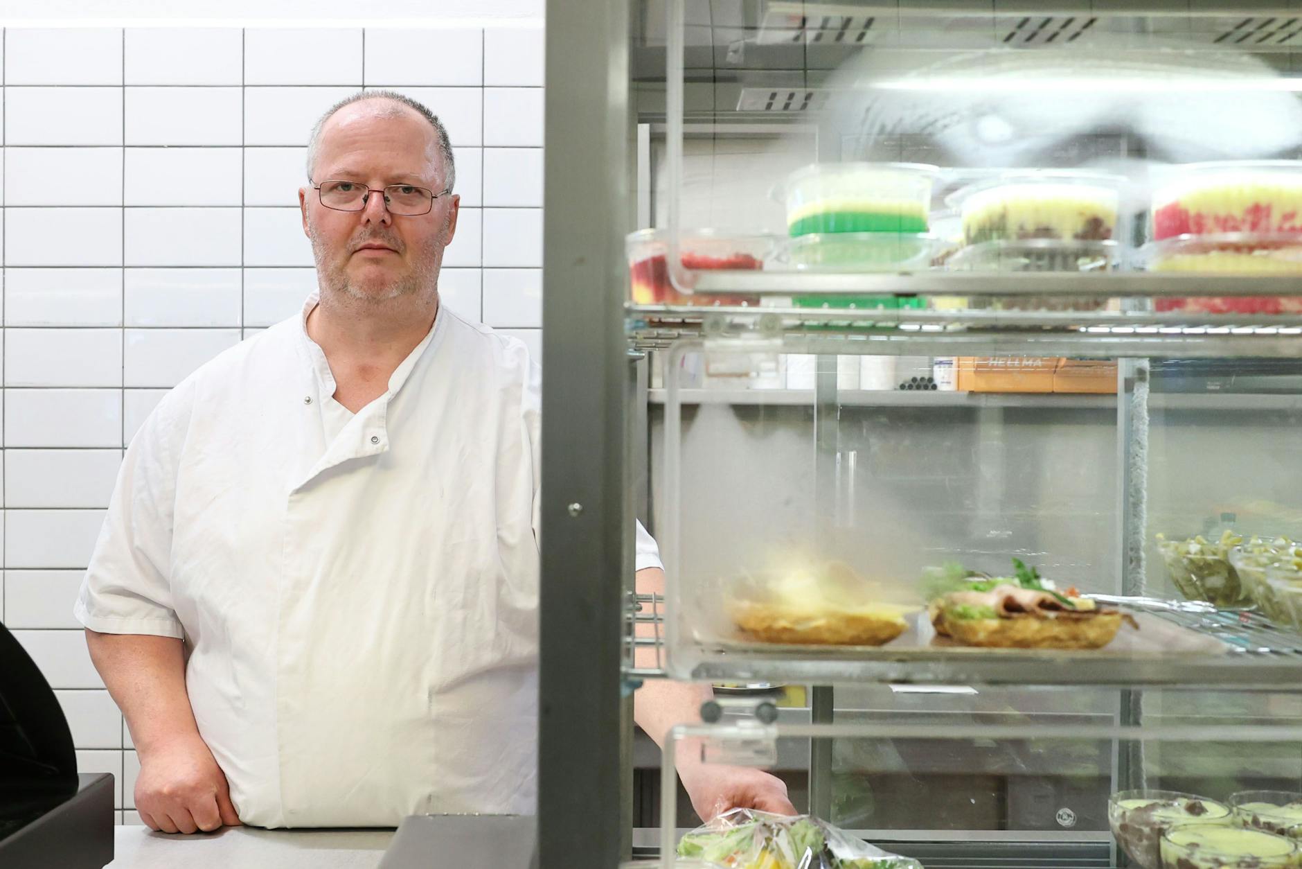 Heiko Borreé, Küchenchef in der Polizeikantine Marzahn