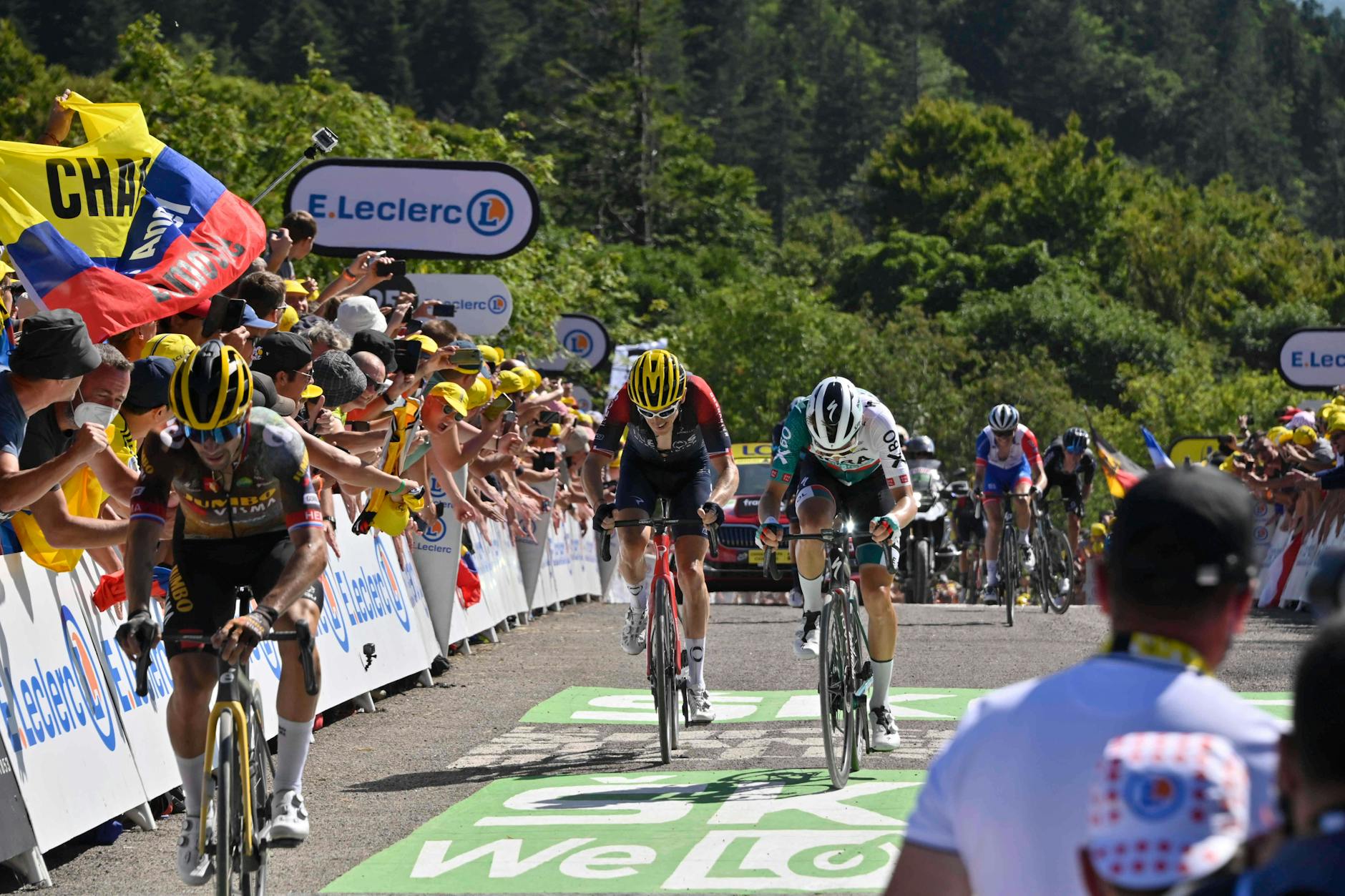 Bora-hansgrohe-Fahrer Lennard Kämna (25) wurde bei der Tour de France in diesem Jahr mehrfach kurz vor dem Ziel eingefangen.