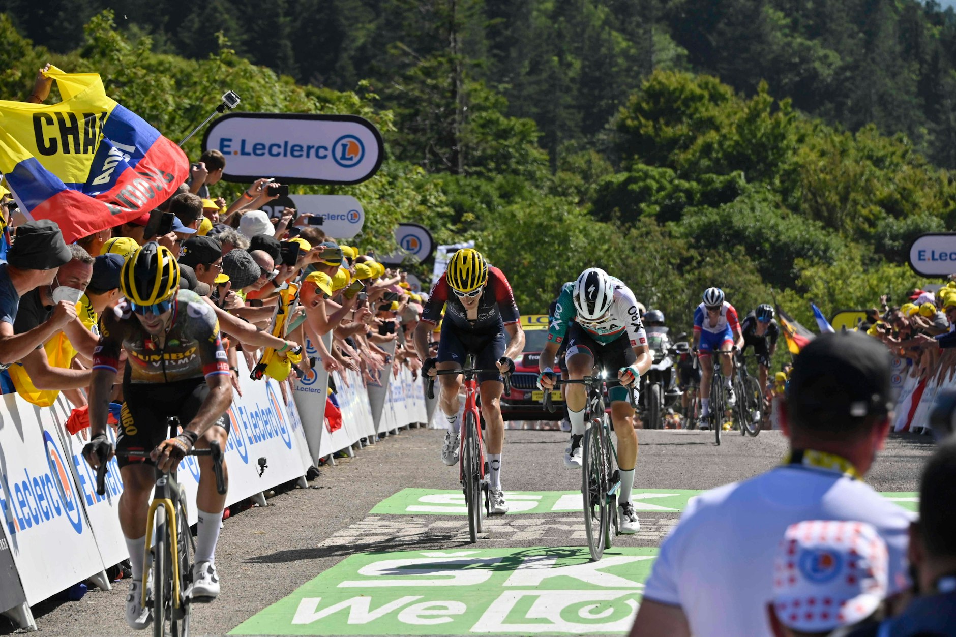 Bora-hansgrohe-Fahrer Lennard Kämna (25) wurde bei der Tour de France in diesem Jahr mehrfach kurz vor dem Ziel eingefangen.