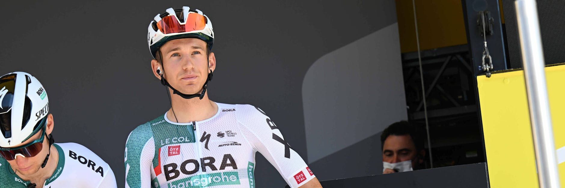 Verzweifelt aufgrund der liegengelassen Chancen bei der Tour de France: Bora-hansgrohe-Fahrer Lennard Kämna (25).
