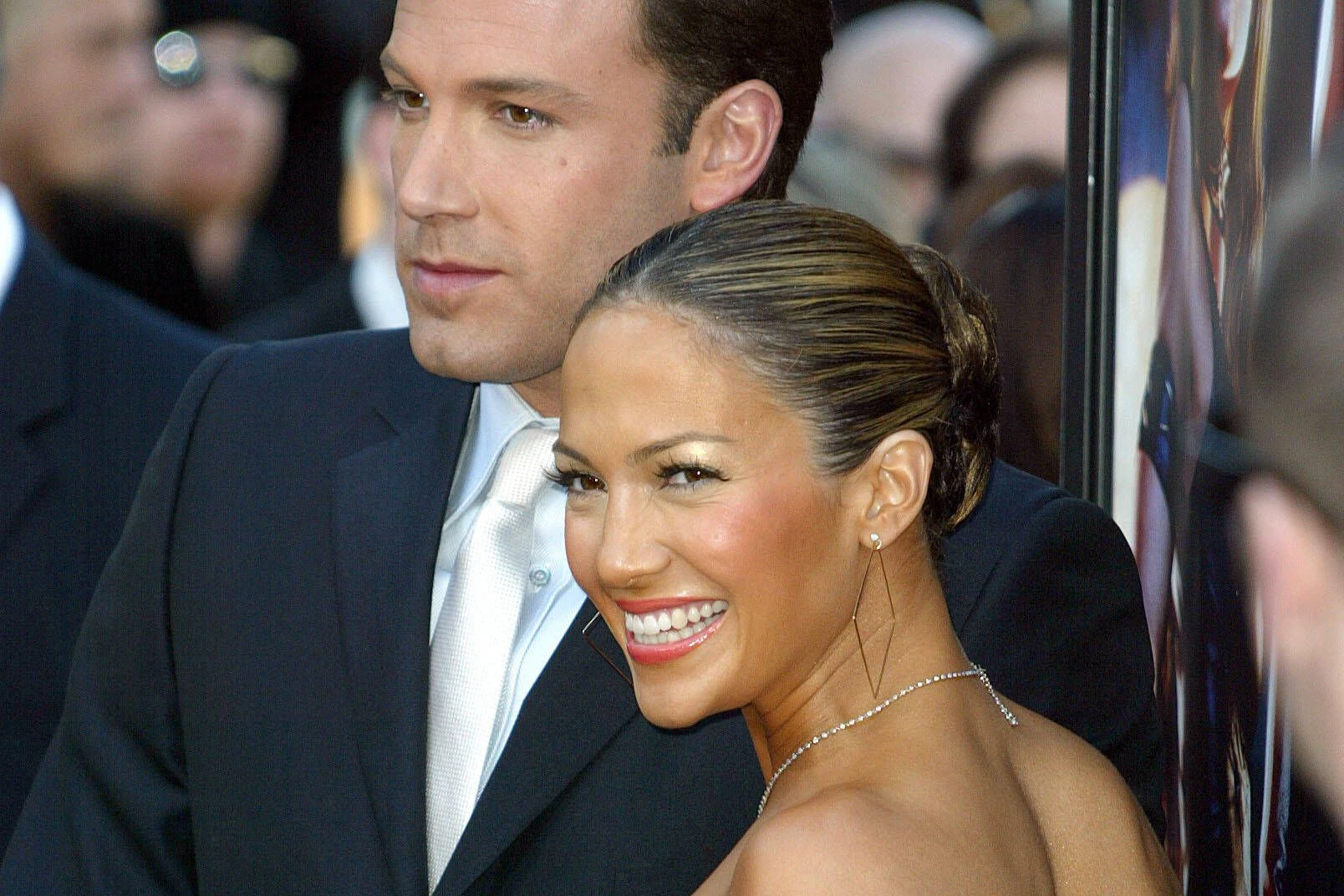Was lange währt wird endlich gut: Jennifer Lopez und Ben Affleck, hier auf einer Filmpremiere 2003.