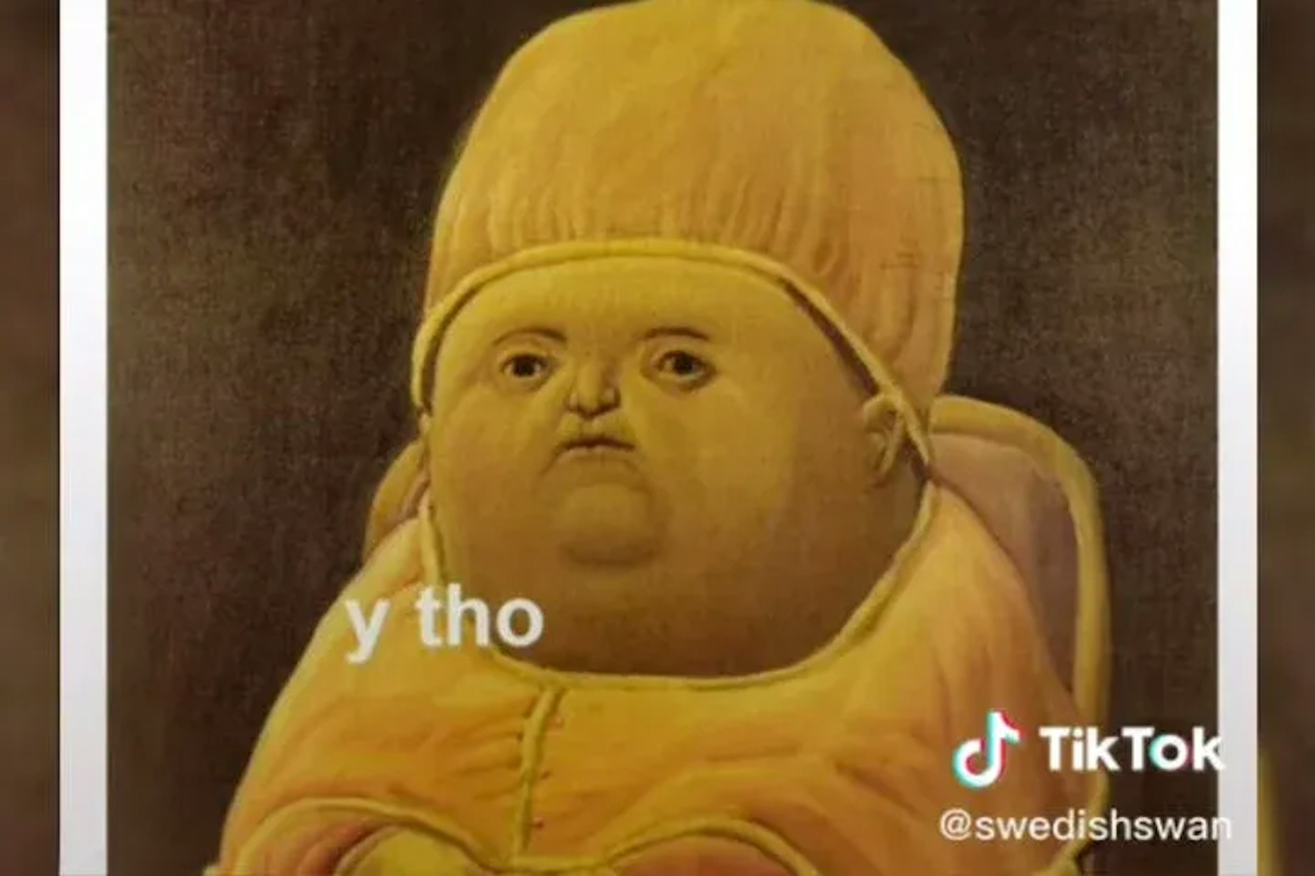 Das bekannte Meme „y tho“ (Auf Deutsch: Aber warum?)