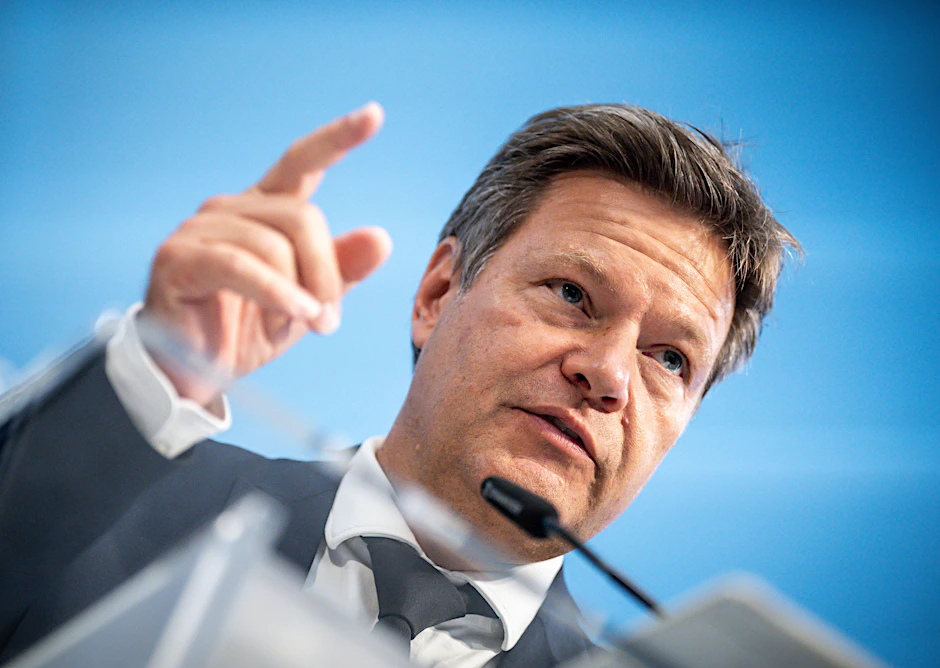Wirtschaftsminister Robert Habeck von den Grünen.