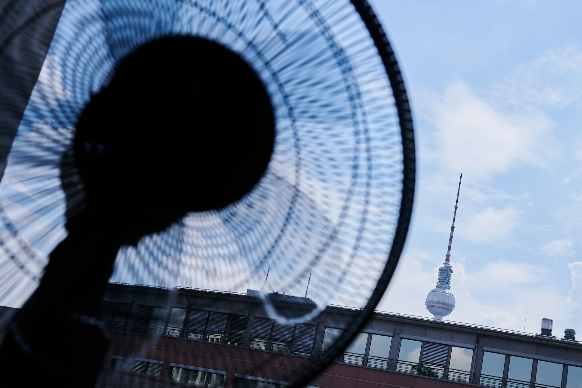 Ein Ventilator ist bei Hitze empfohlen.