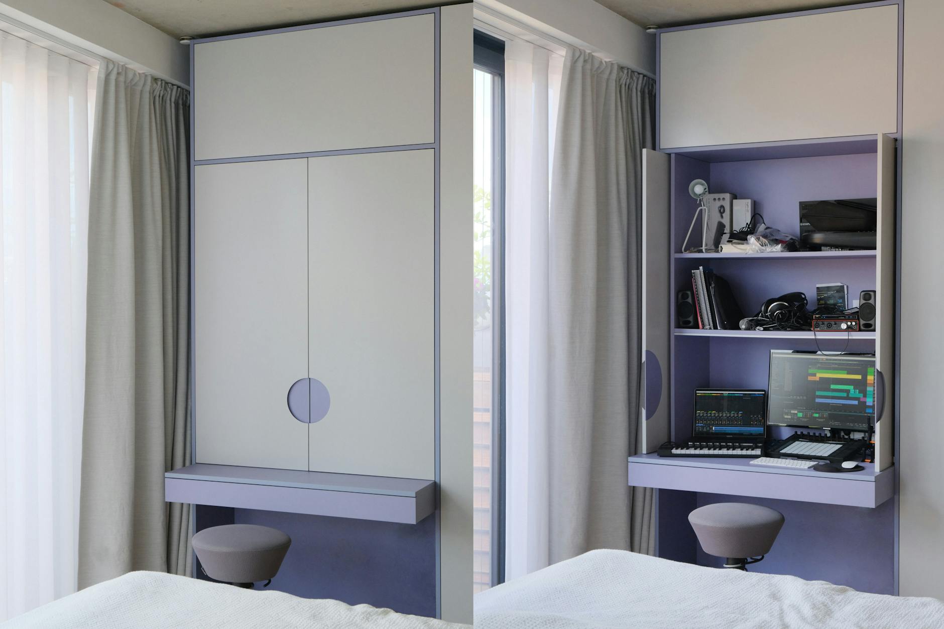 Perfekte Musik für die Yoga-Klasse: Niklas Noack mischt die sphärischen Soundtracks höchstpersönlich ab.