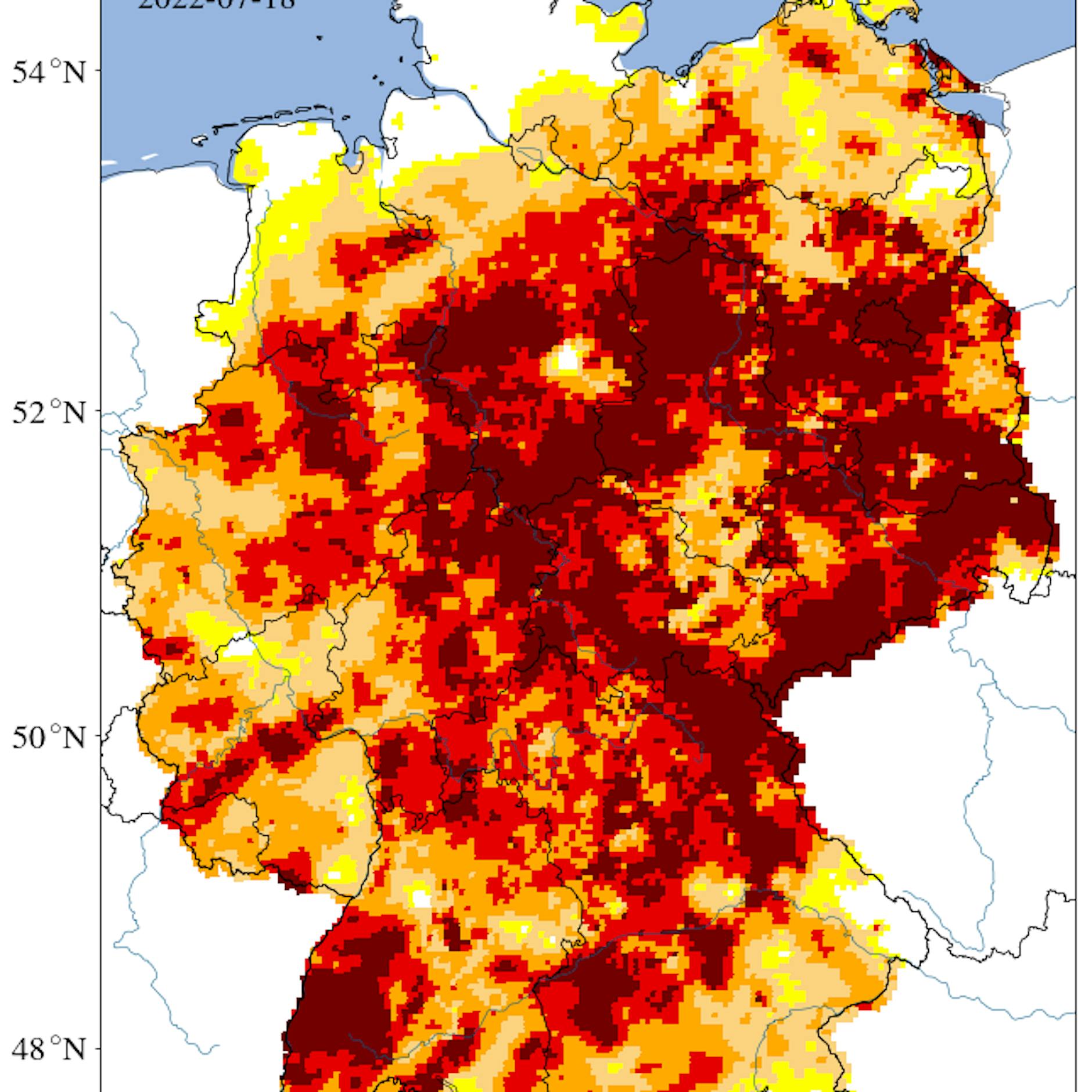 Schock-Karte: Dürre im Berliner Umland immer dramatischer! Kein Schiffsverkehr auf der Oder