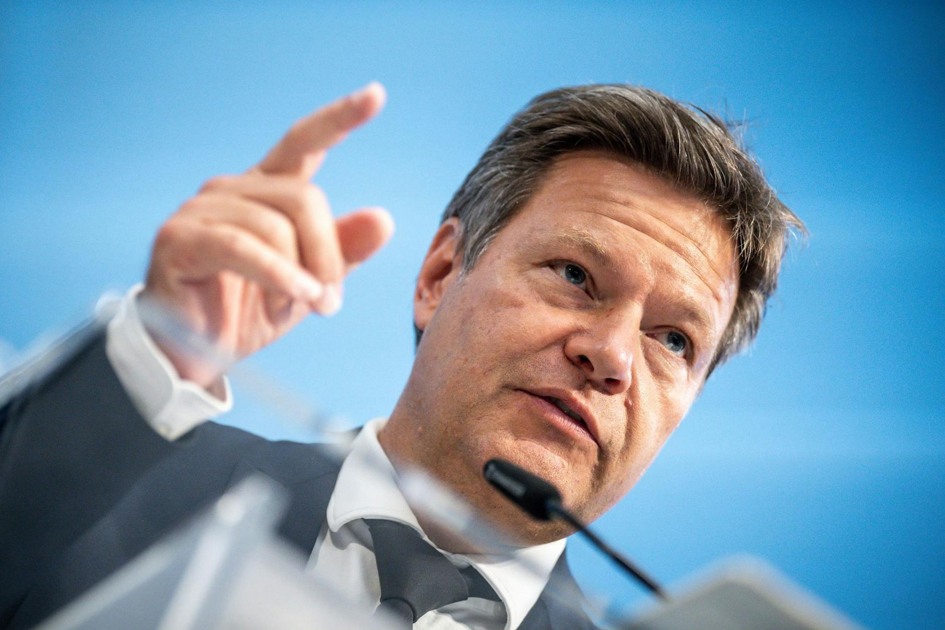 Bundeswirtschaftsminister Robert Habeck (Grüne)