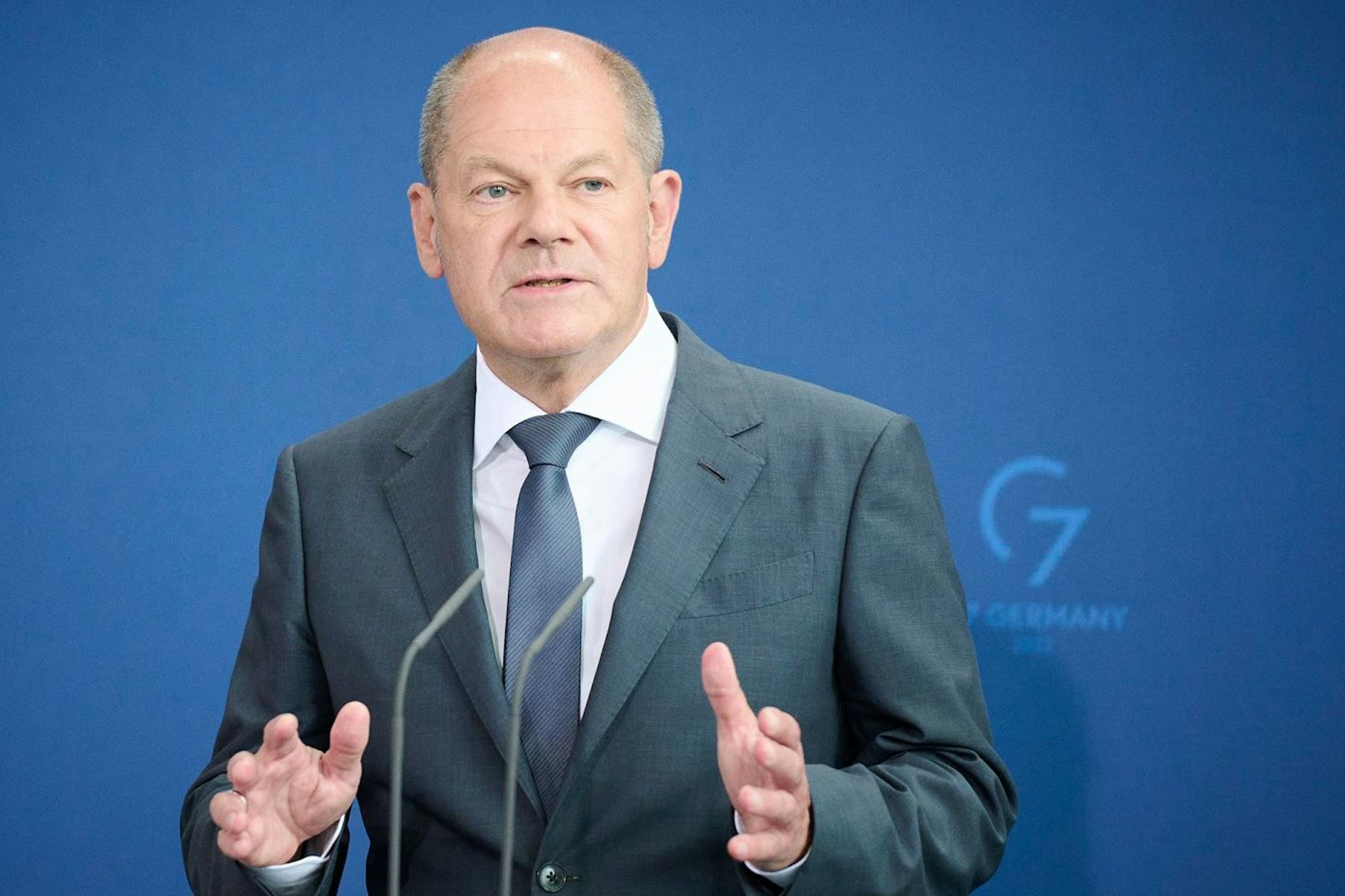 Bundeskanzler Olaf Scholz (SPD)