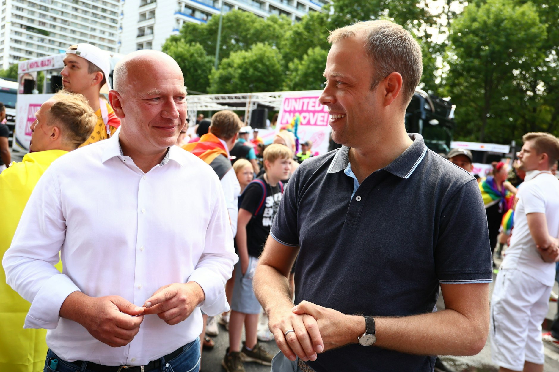 Kai Wegner und Mario Czaja von der CDU Berlin