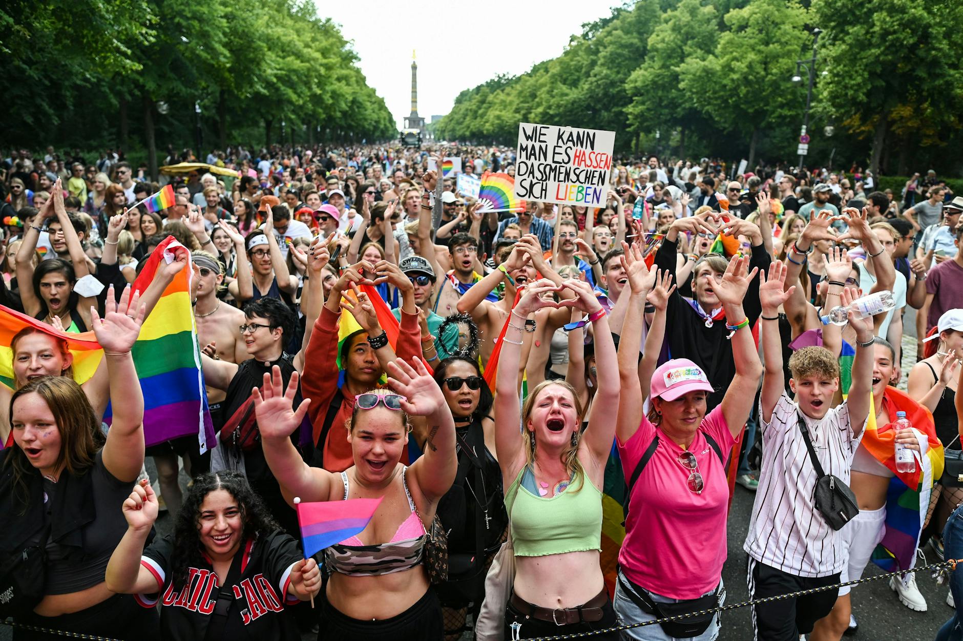 Gute Stimmung vor dem Tiergarten