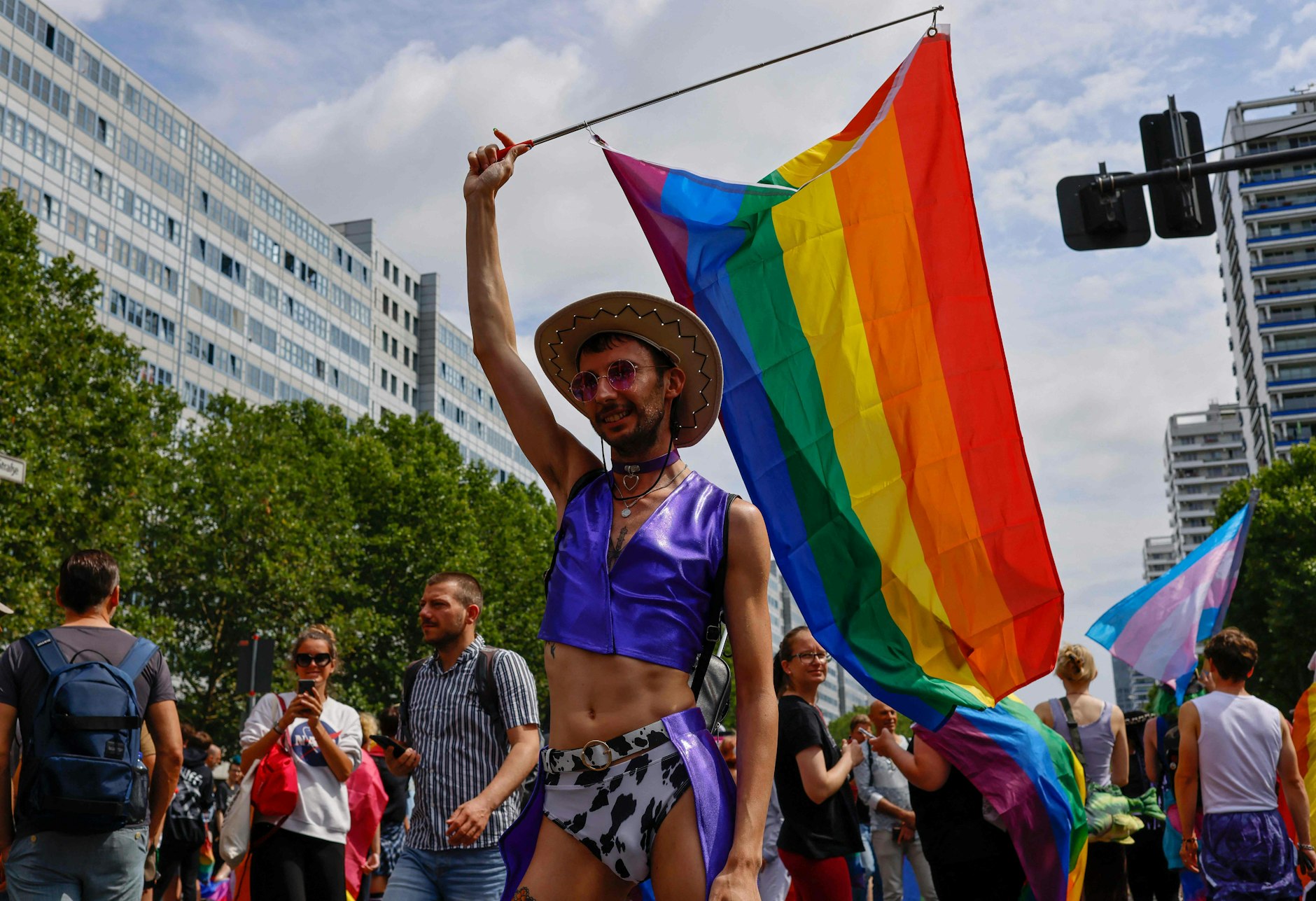 Ausgelassene Stimmung beim CSD in Berlin