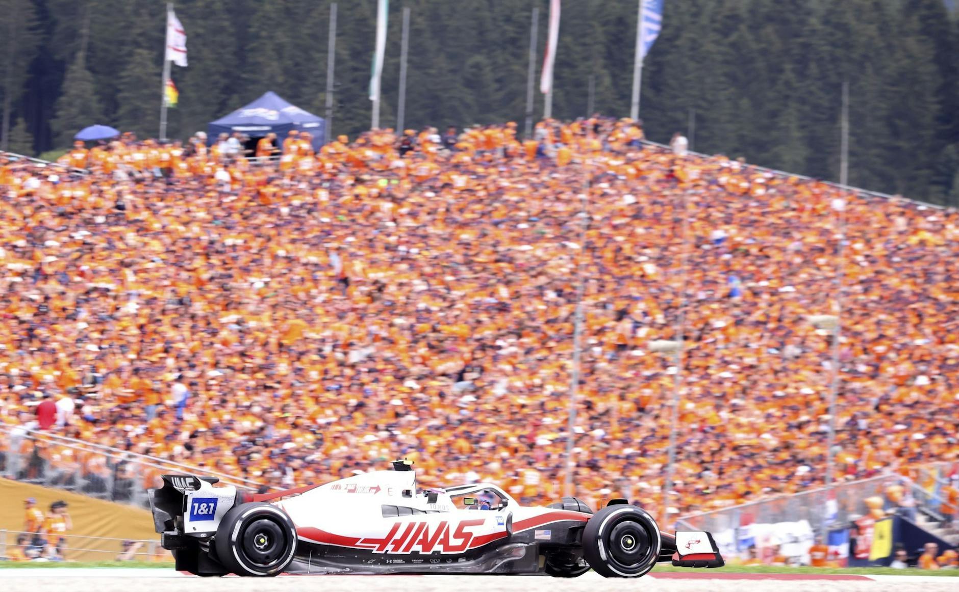 Fuhr in Österreich auf Rang sechs: Mick Schumacher vom Team Haas.