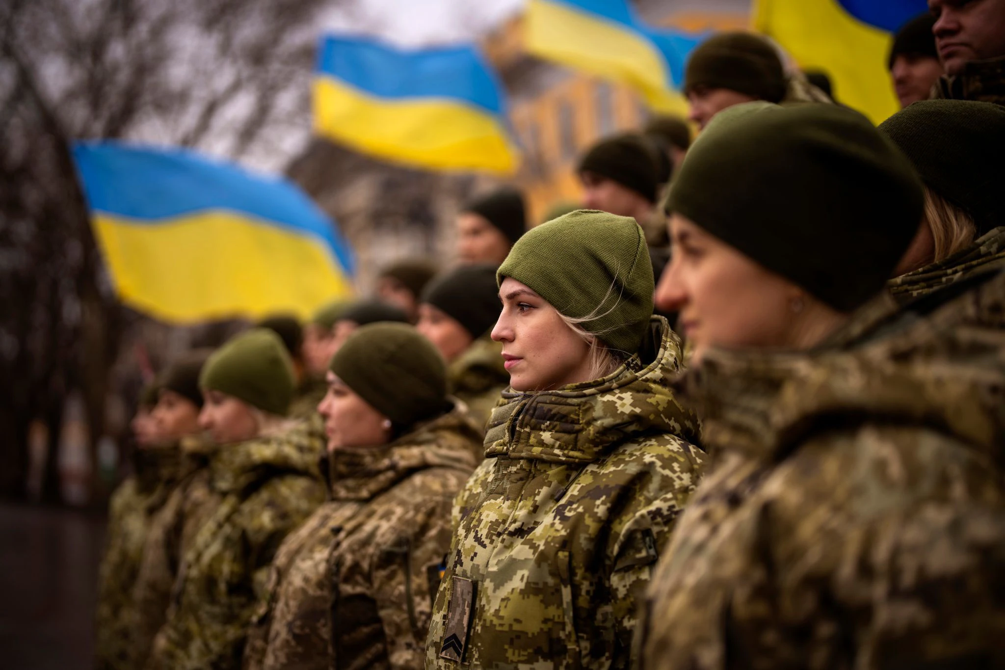 Mehr als 5000 ukrainische Soldatinnen kämpfen an der Front. (Archivbild)