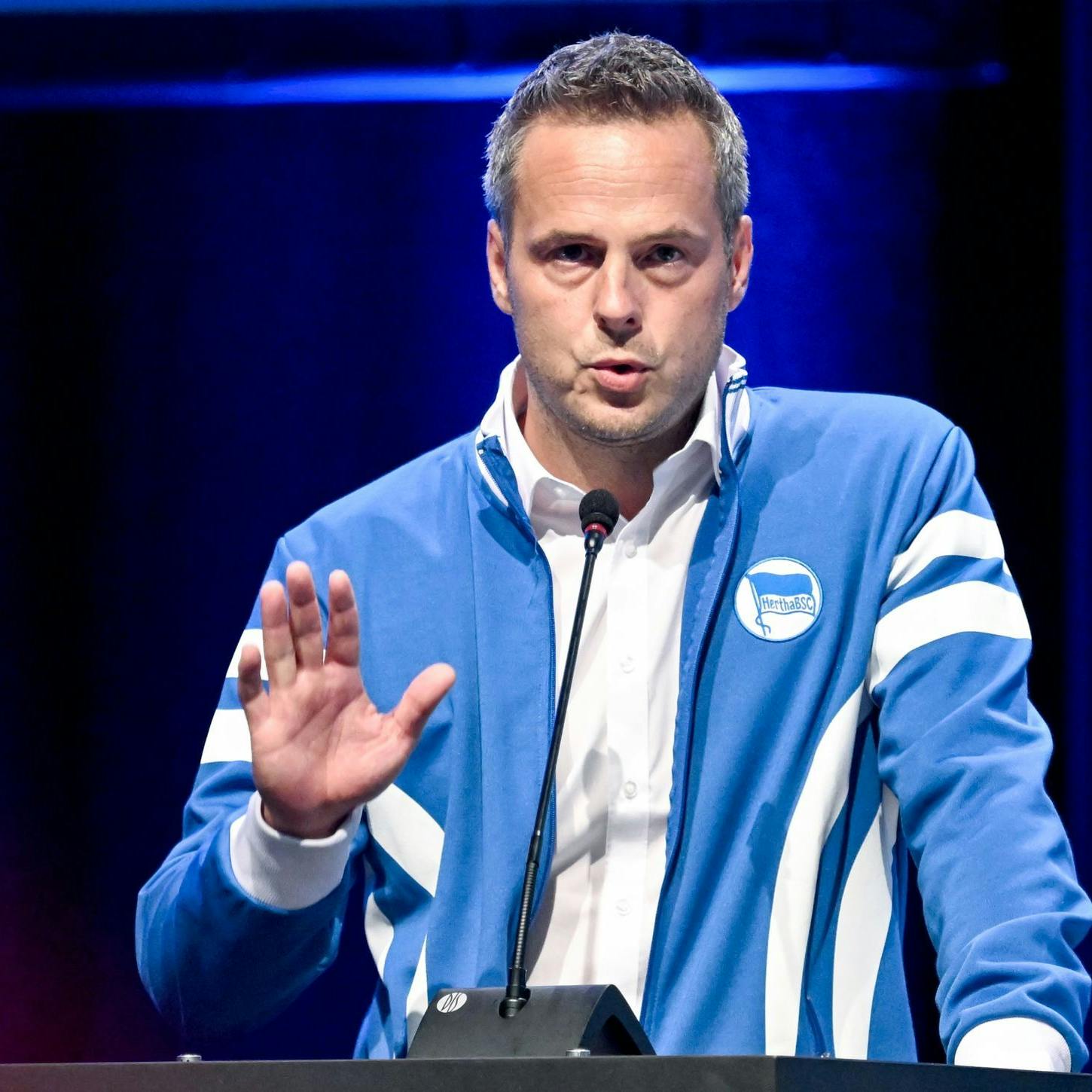 Kay Bernstein überzeugte die Mehrheit der Hertha-Mitglieder bei seiner Bewerbungsrede und wurde am 26. Mai zum neuen Präsidenten gewählt.