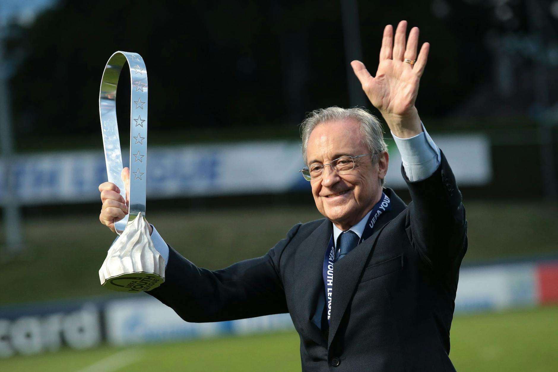 ARCHIV - Will die Super League durchsetzen: Real Madrids Präsident Florentino Peréz. re/dpa/Archivbild