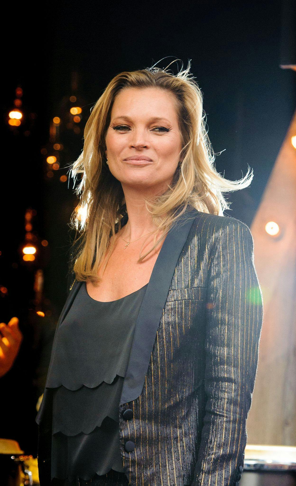 ARCHIV - Das britische Model Kate Moss fühlt sich manchmal als Sündenbock.