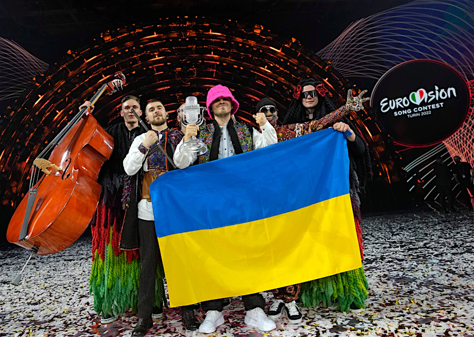 Die Gruppe Kalush Orchestra aus der Ukraine ist Sieger des Eurovision Song Contest (ESC) 2022.