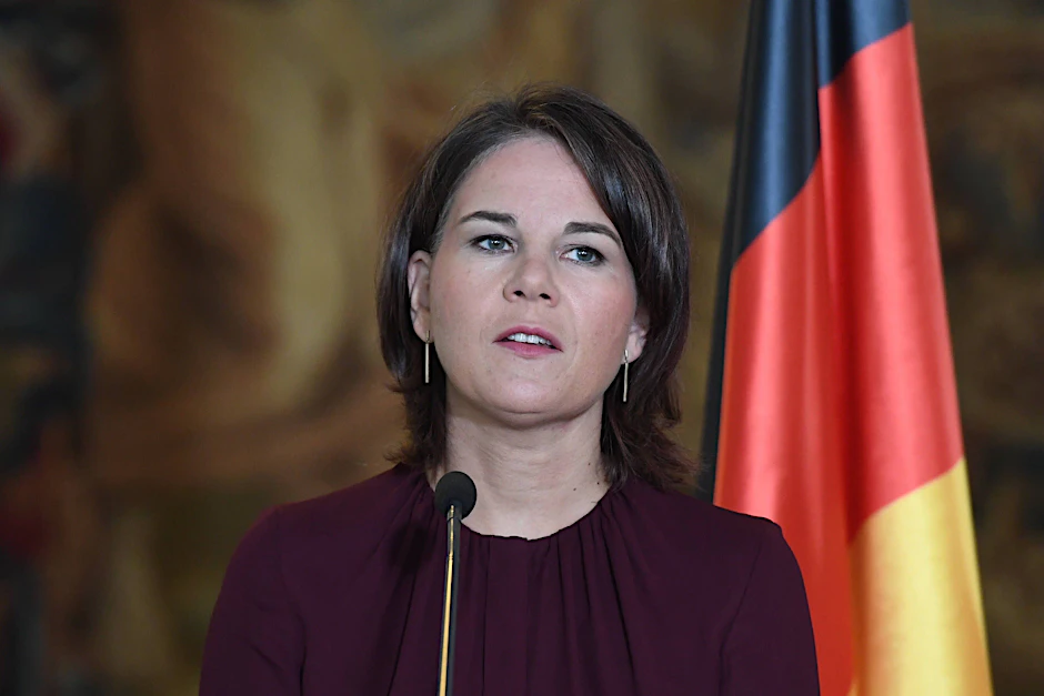 Annalena Baerbock warf Russland vor, die Ukraine vollständig unterwerfen zu wollen.