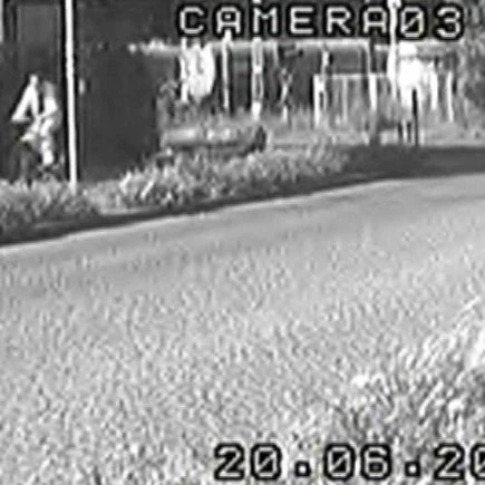 Hier radelt der mutmaßliche Mörder von Kirsten Sahling.