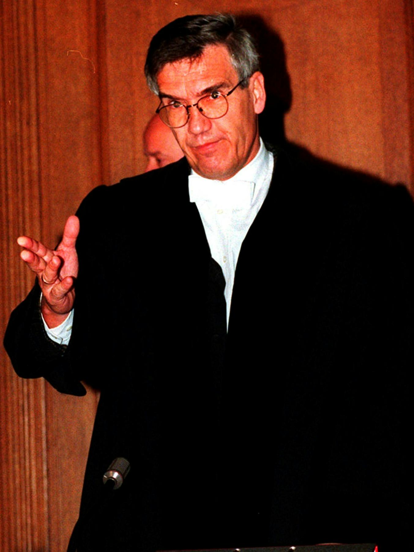 Hansgeorg Bräutigam war damals Vorsitzender Richter im Prozess gegen Erich Honecker.