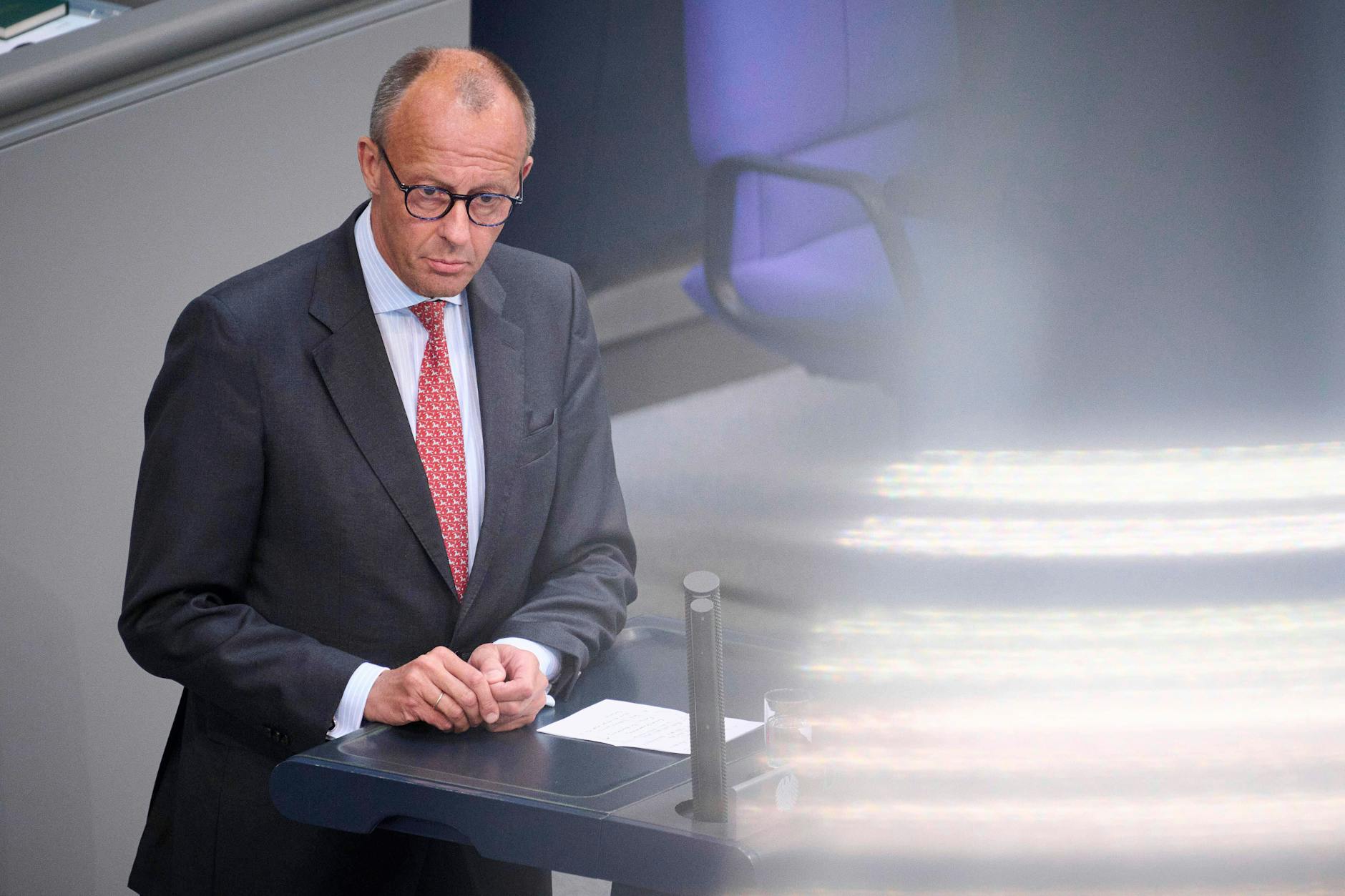 CDU-Chef Friedrich Merz im deutschen Bundestag.