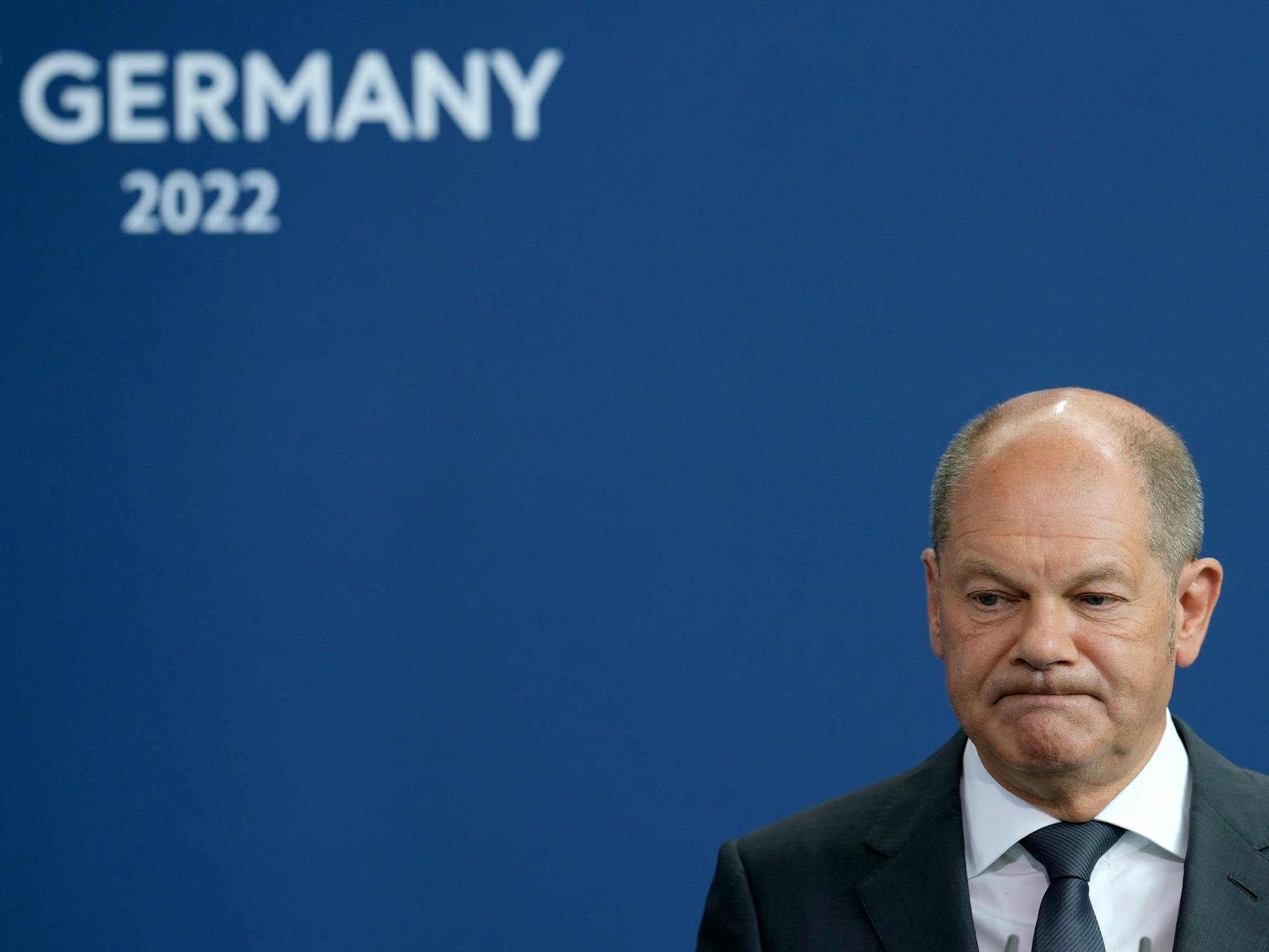 Bundeskanzler Olaf Scholz: verschwiemelter Anglizismus als Regierungserklärung