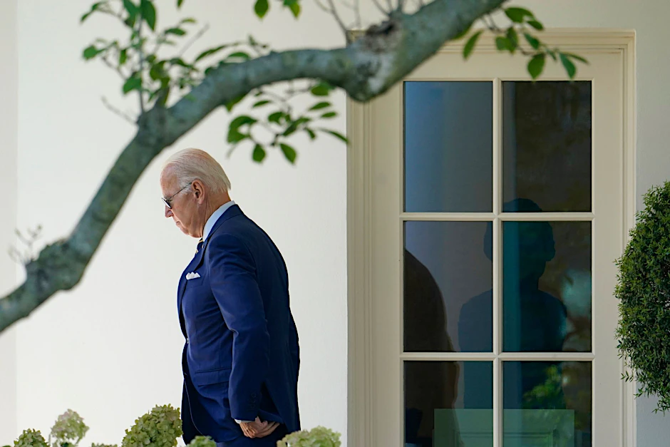 US-Präsident Joe Biden verliert unter demokratischen Wählern an Zuspruch.  