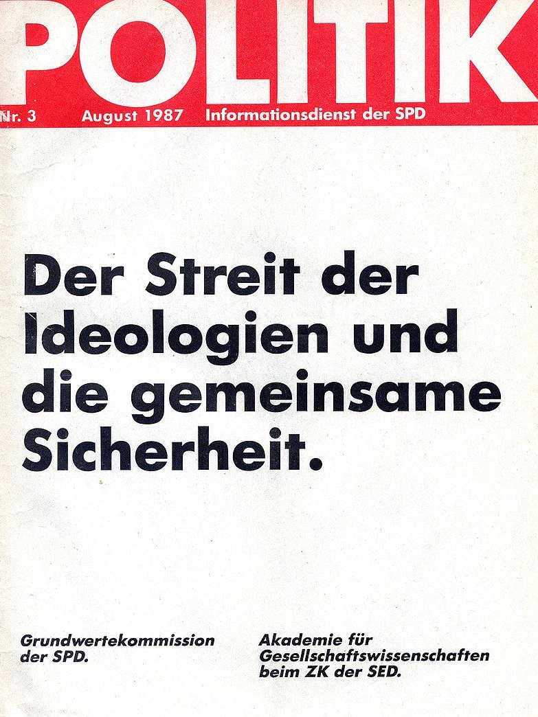 Das Dokument erschien in Ost und West.