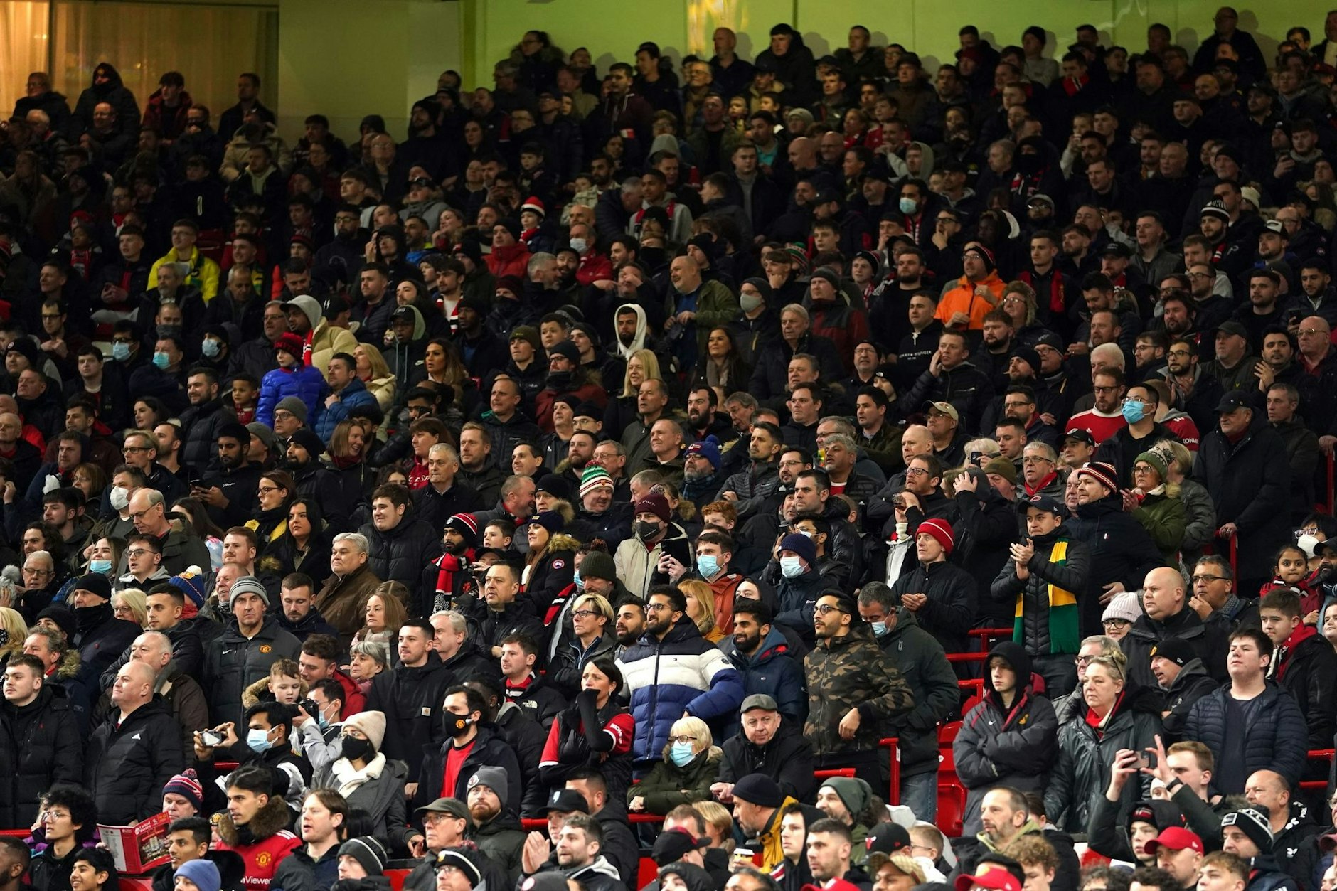 Fußball-Fans im Stadion