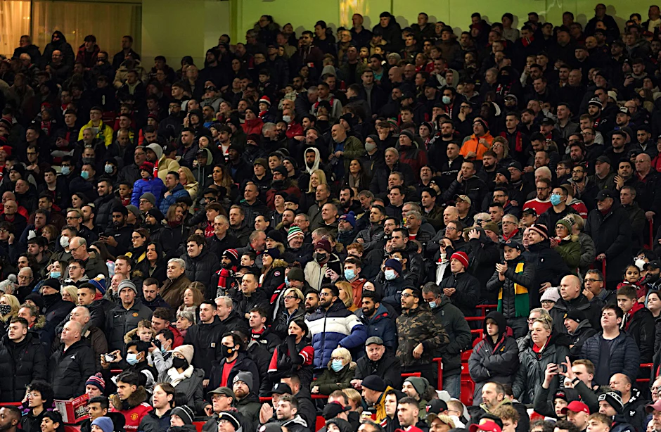 Fußball-Fans im Stadion