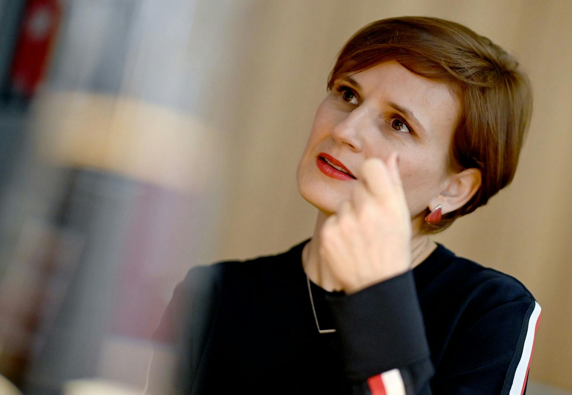 ARCHIV - Katja Kipping (Die Linke), Senatorin für Integration, Arbeit und Soziales. dpa/Archivbild