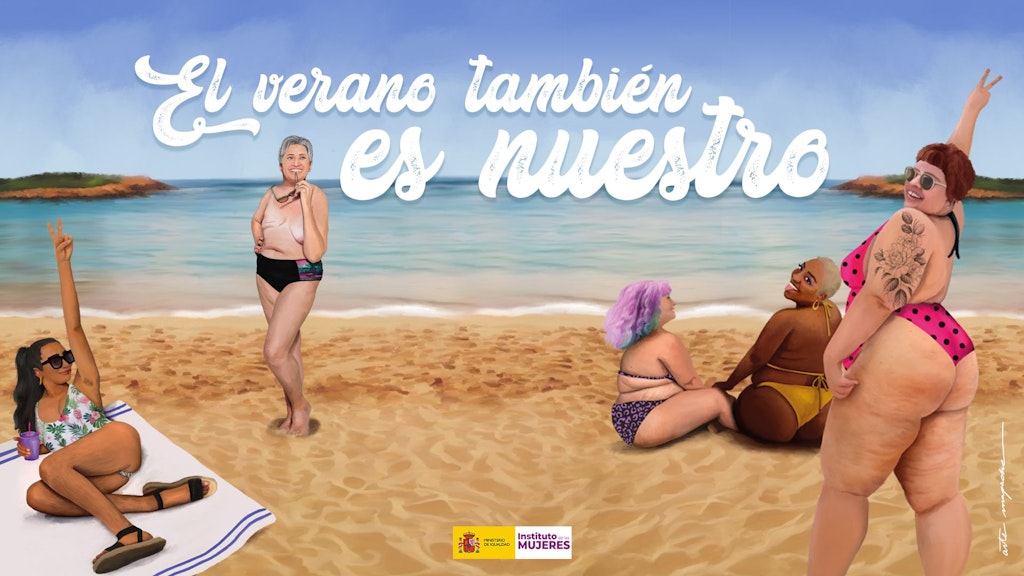 «El verano también es de las gordas»