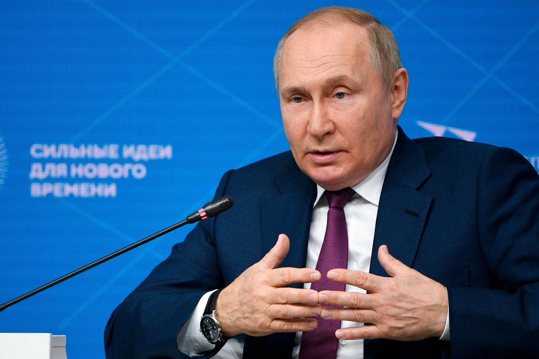 Kremlchef Wladimir Putin in Moskau. lin/dpa
