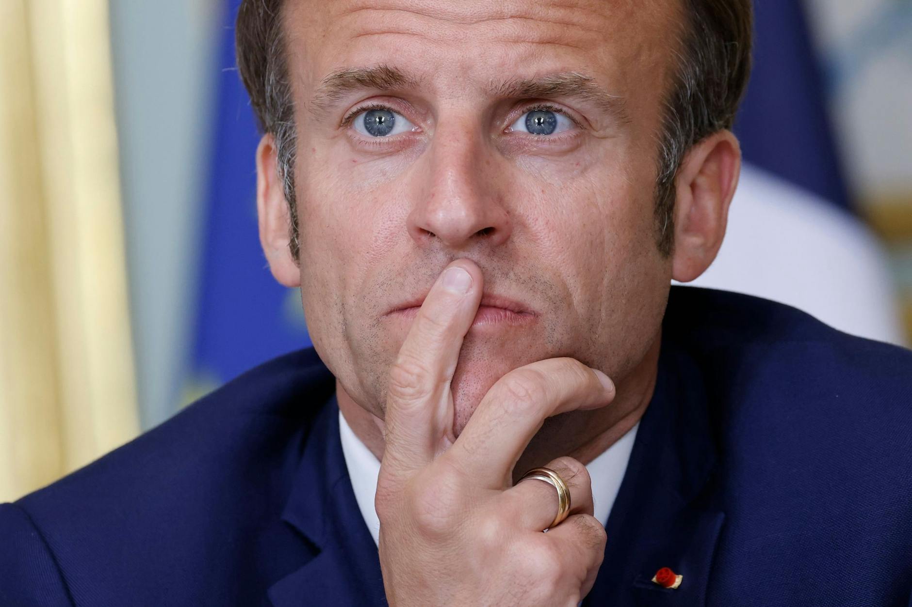 ARCHIV - Der Präsident von Frankreich: Emmanuel Macron.