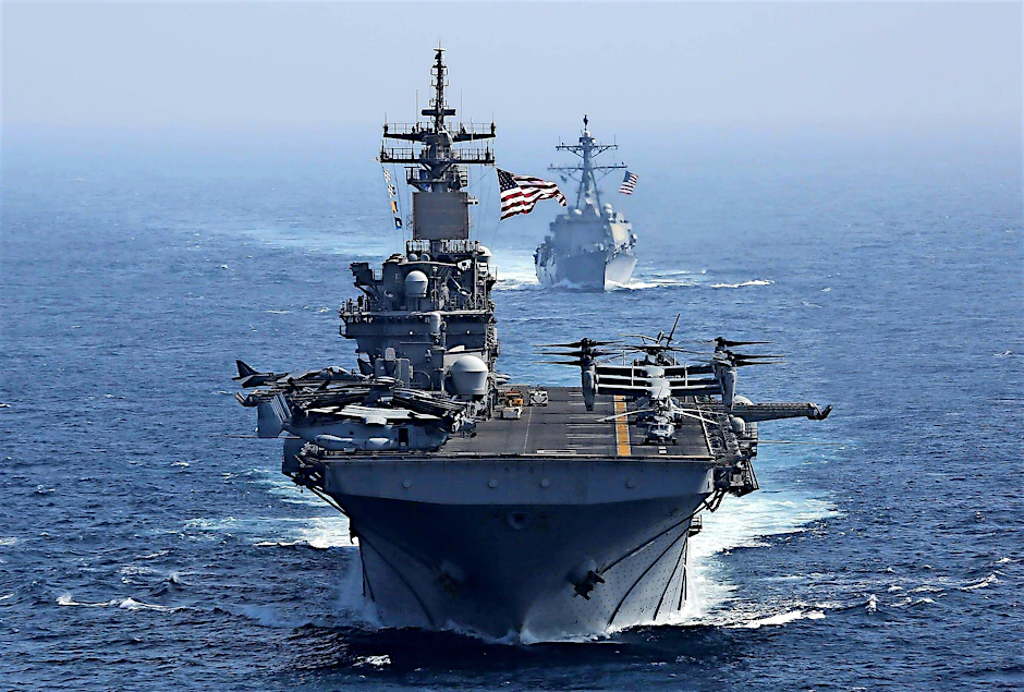 Aufmarsch im Indopazifik: Flugzeugträger der U.S. Navy ziehen ihre Kreise vor China.