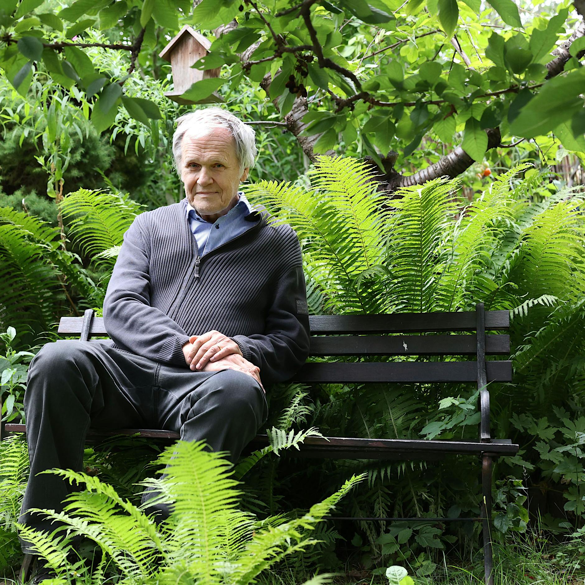 Dieser Berliner verbraucht in seinem Kleingarten keinen Tropfen Trinkwasser