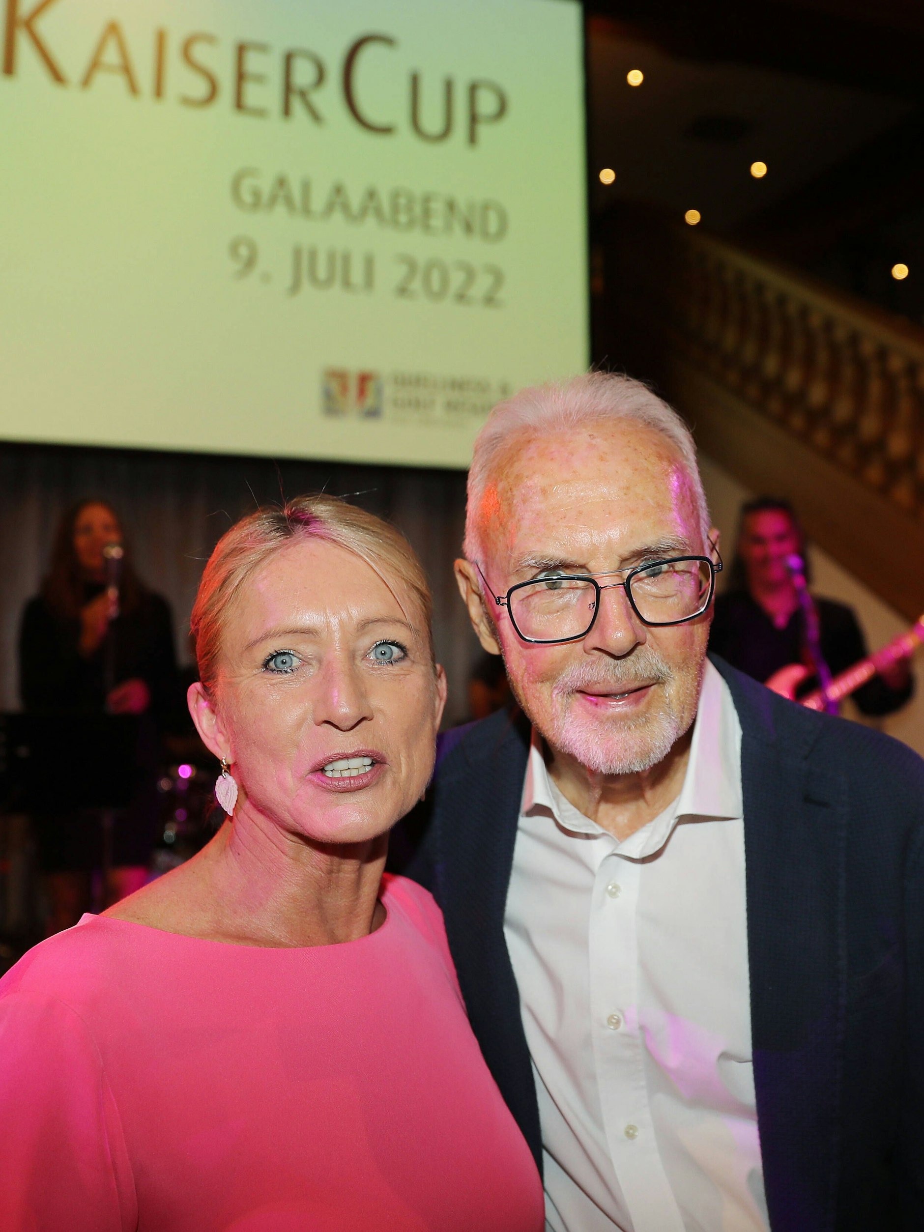 Franz Beckenbauer und seine Frau Heidi bei einem Termin Anfang Juli 2022