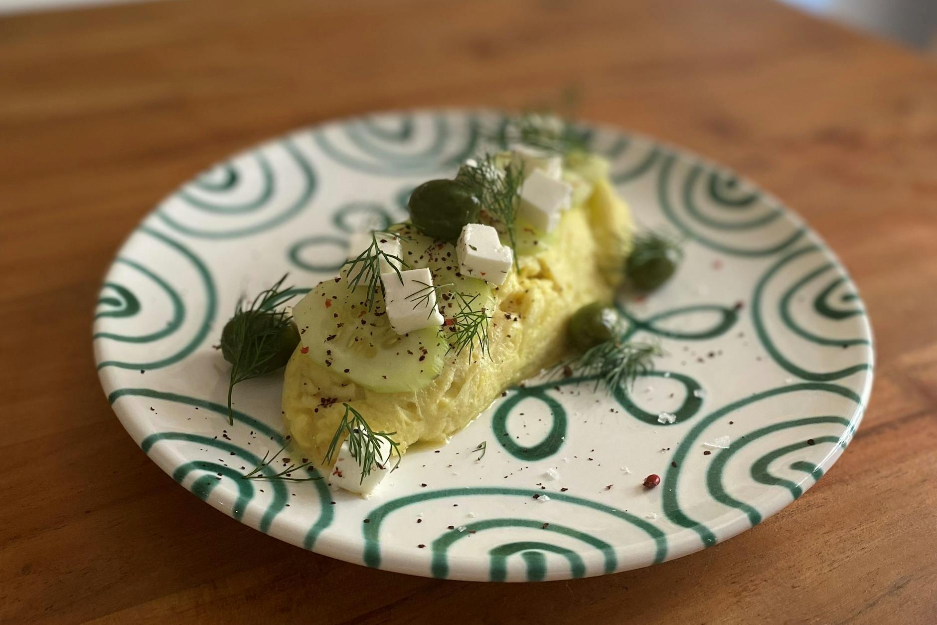 Blass oder kross: Dieses Omelett kommt zart und türkisch daher.