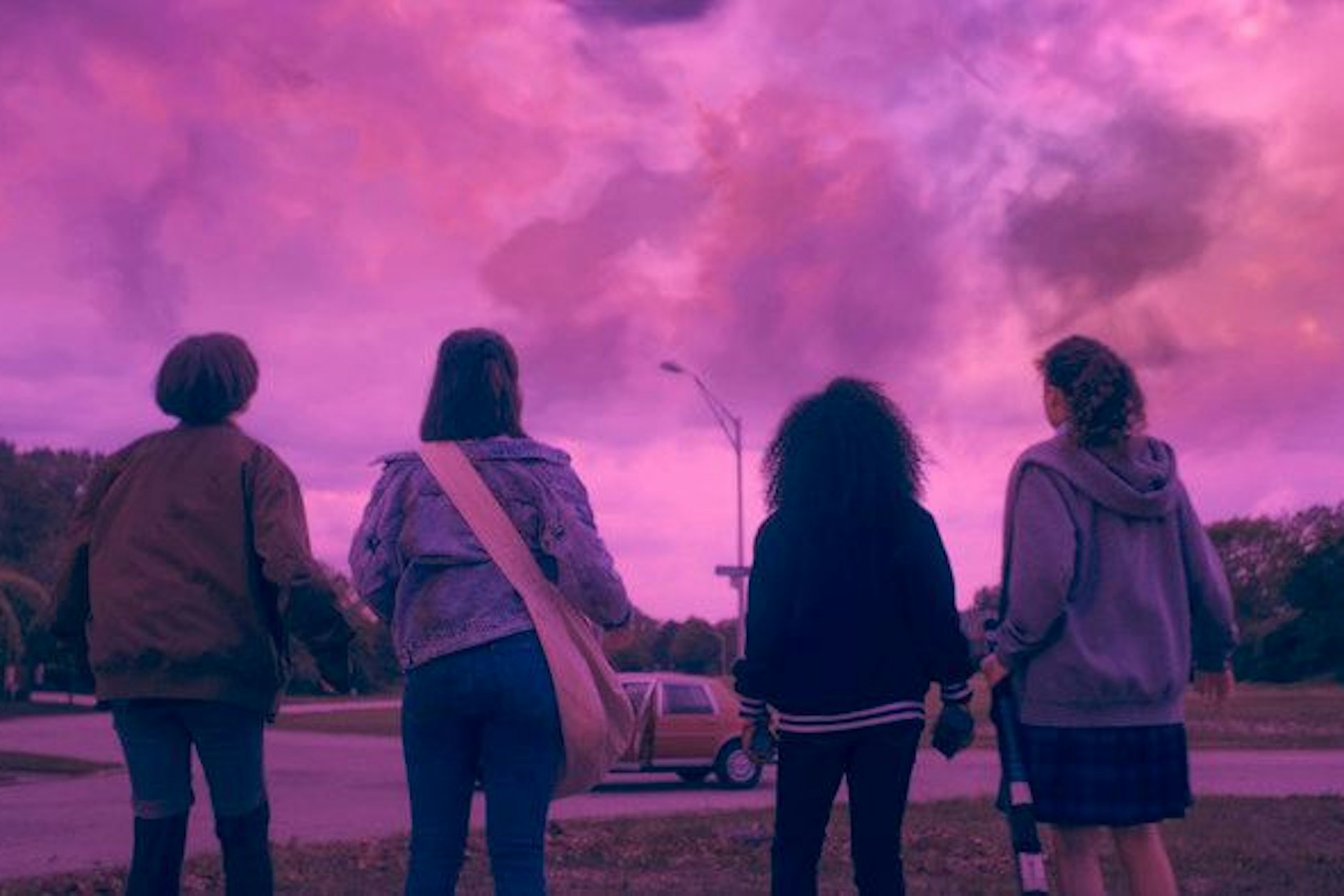 Szene aus der Amazon-Serie „Paper Girls“