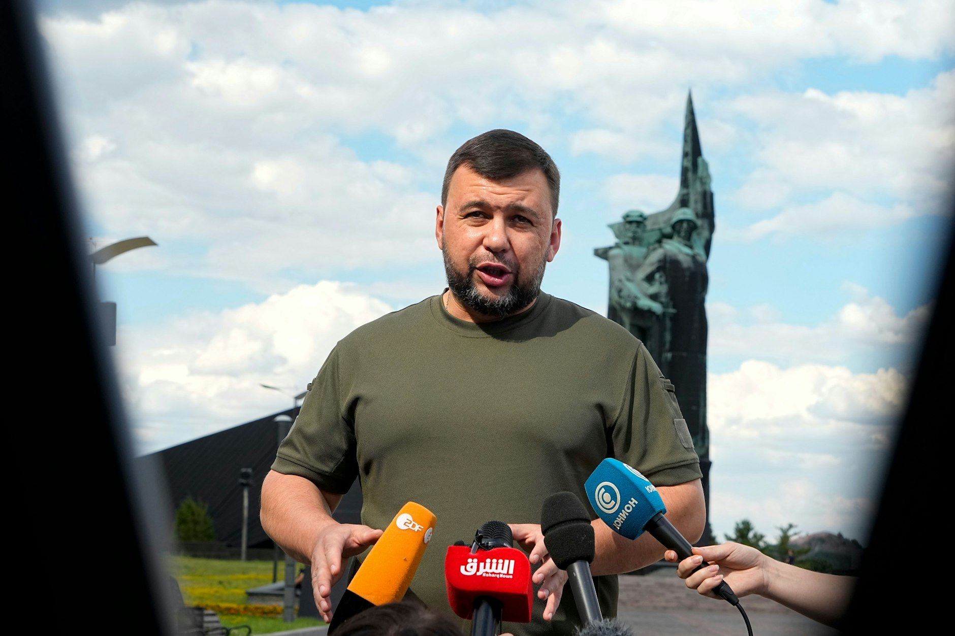 Denis Puschilin, Chef der russischen Besatzungsbehörden in Donezk, wirft der Ukraine vor, eigene Leute töten zu wollen, die in russischer Gefangenschaft sind.