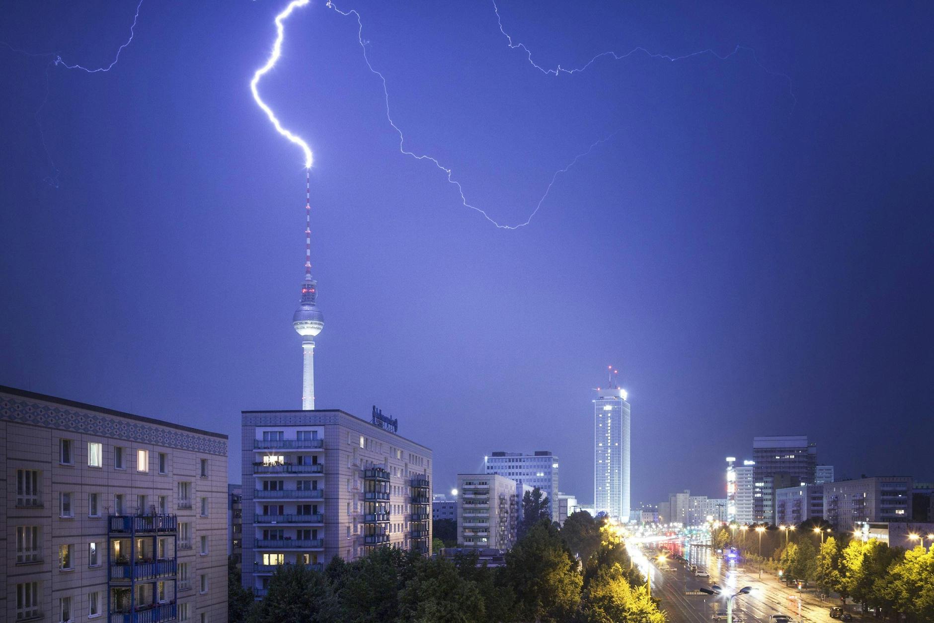 Gewitter in Berlin (Archivbild)