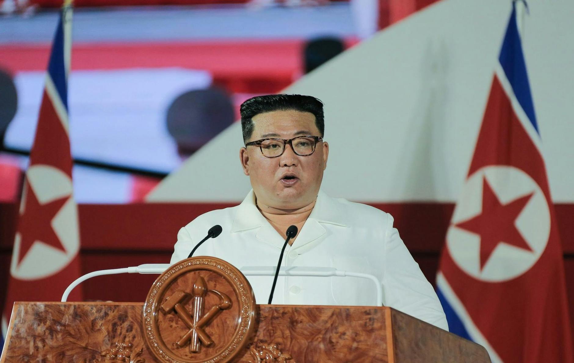 ARCHIV - Droht Südkorea mit der Vernichtung, sollte es «gefährliche Versuche» gegen sein Land unternehmen: Kim Jong Un.