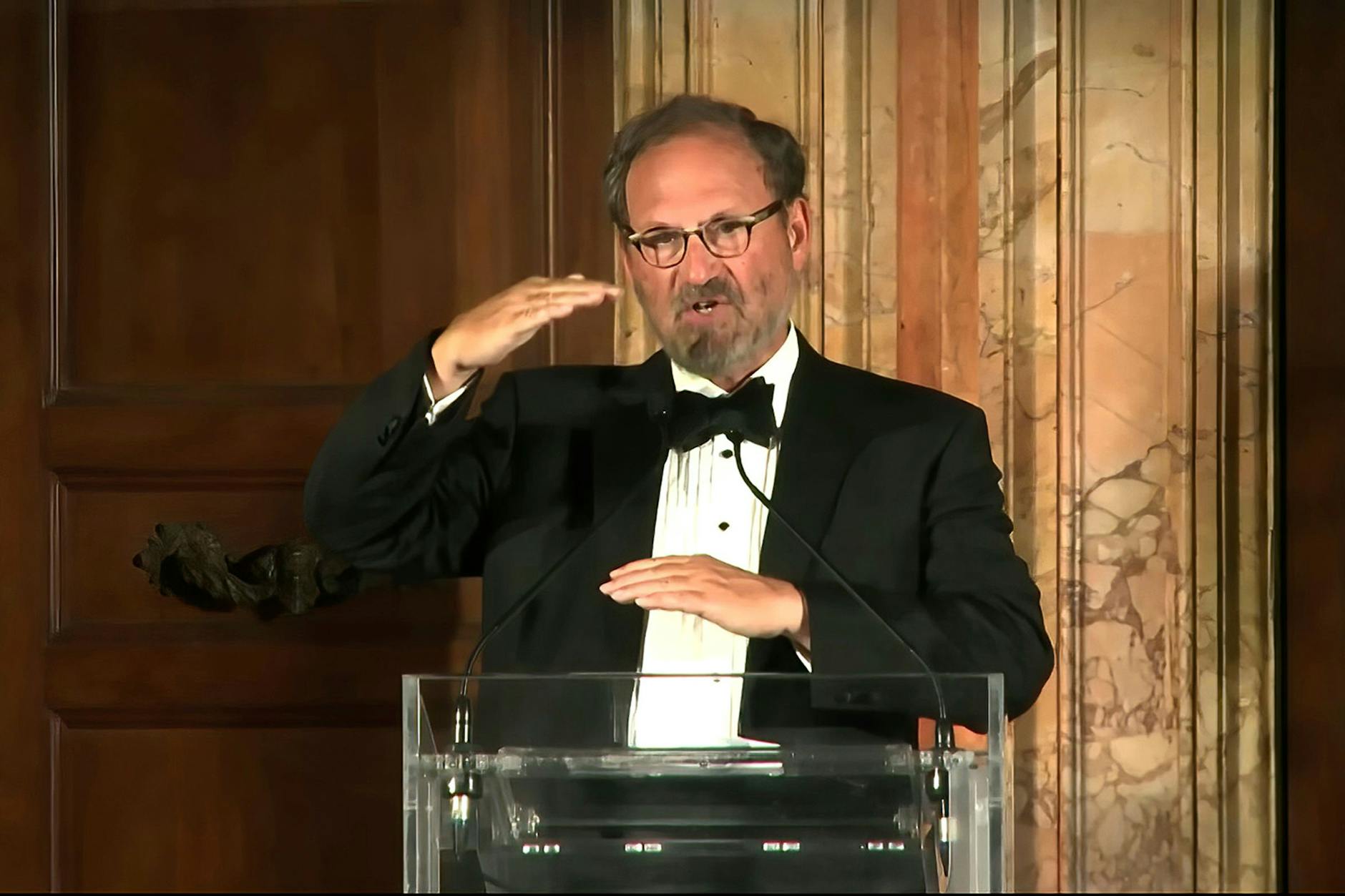 Samuel Alito bei seiner Rede in Rom.