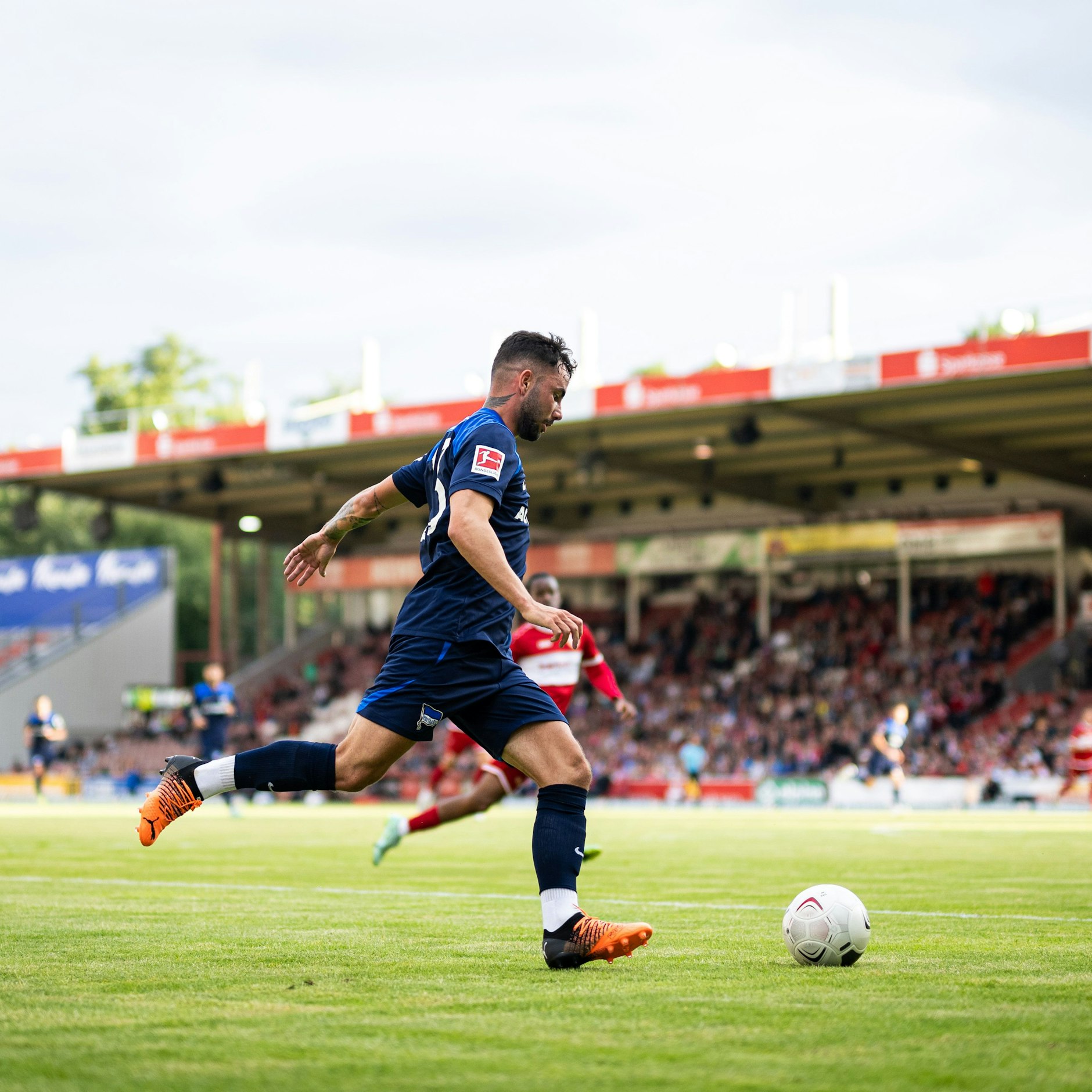 Am 8. Juli spielte Marco Richter noch beim 5:1-Test in Cottbuss. Vier Tage später bekam er die Schockdiagnose Hodentumor.