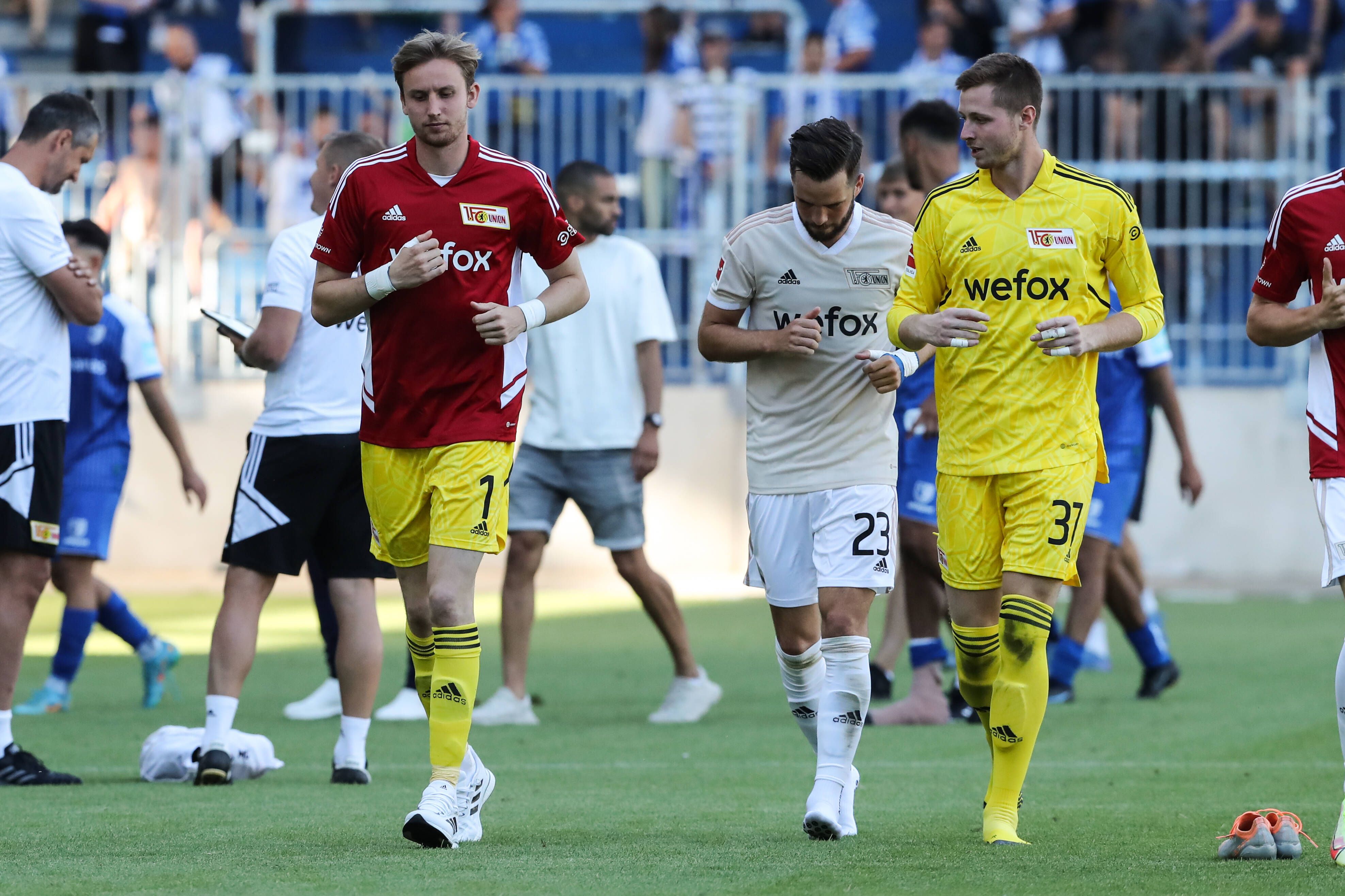 Image - Nur Torwart-Rotation light beim 1. FC Union – Trainer Urs Fischer setzt auch im Pokal erst einmal auf Frederik Rönnow