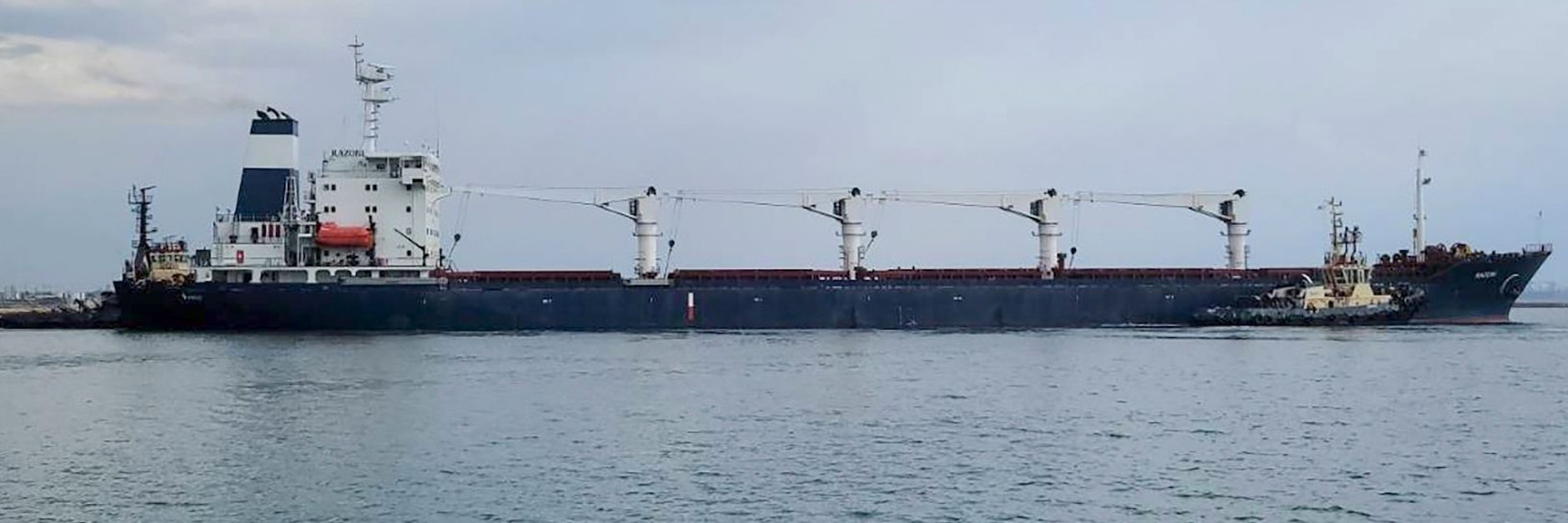 Die „Razoni“ soll 26.000 Tonnen Mais in den Libanon bringen.