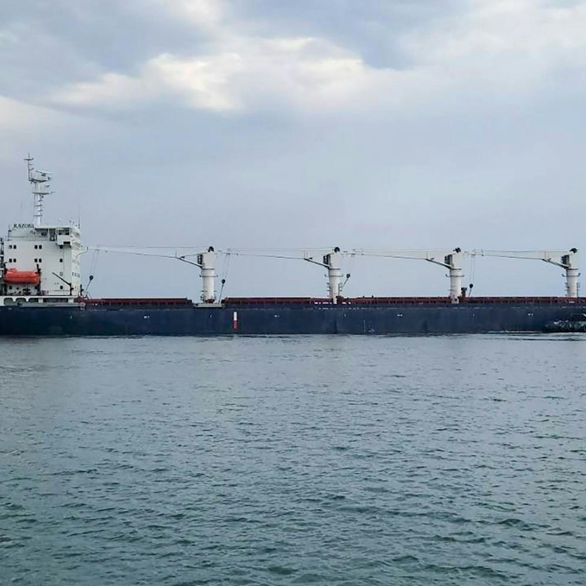 Erster Frachter mit Getreide aus der Ukraine ist auf See